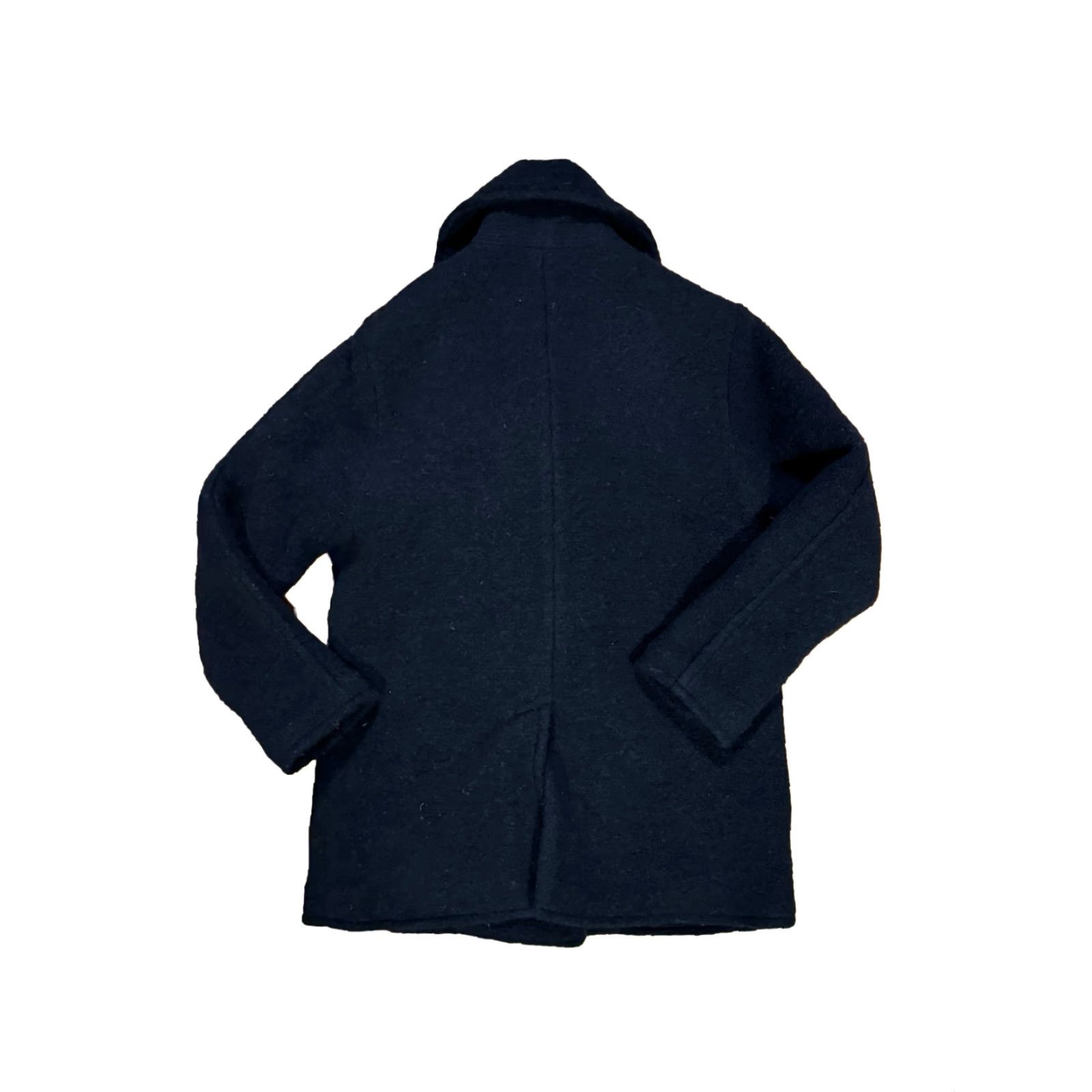 Vintage Denim & Supply Ralph Lauren Jacket Womens Small Black Wool Big Coat Rare! Coat Mens/Womens? Size S / US 4 / IT 40 - 6 Thumbnail
