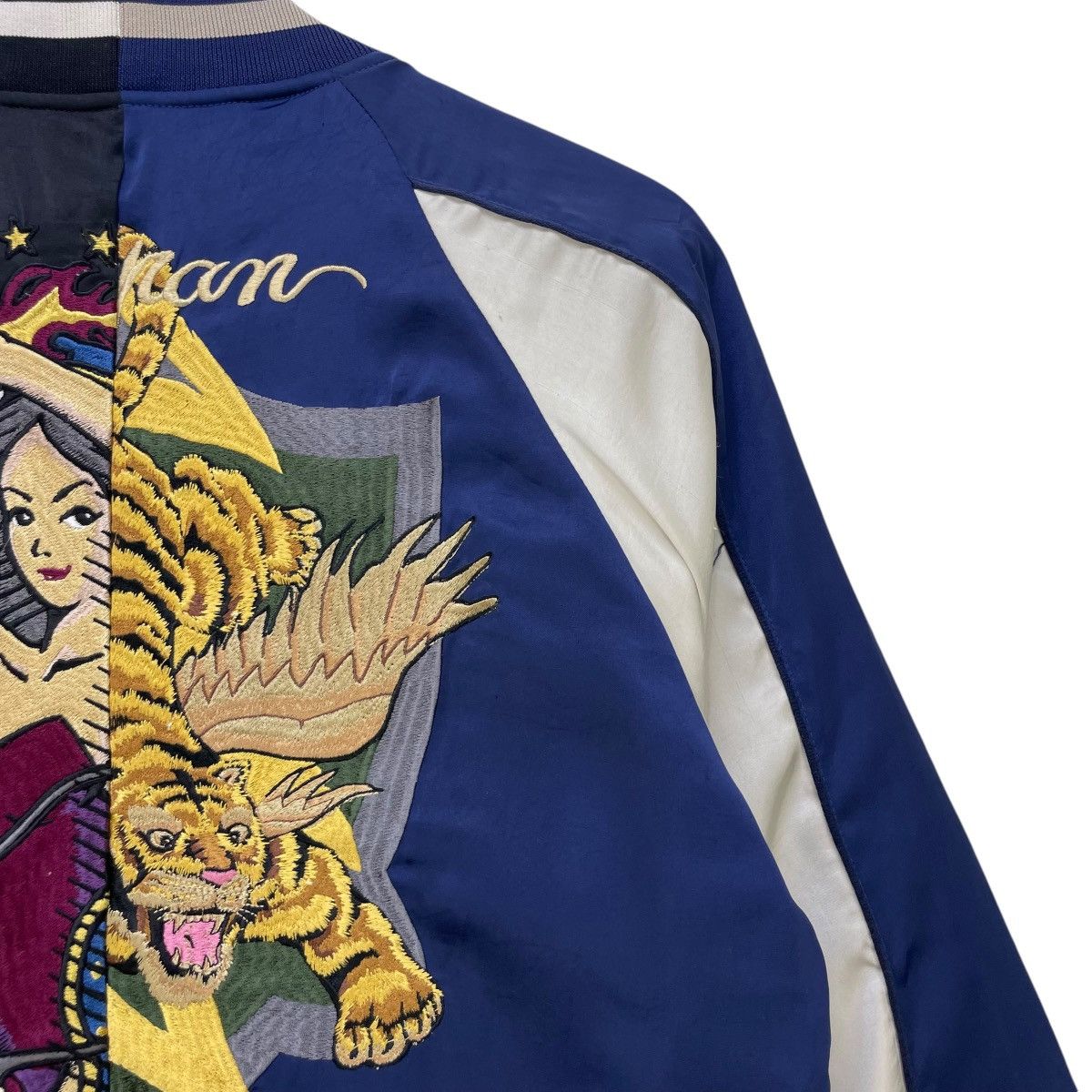 Japanese Brand × Toyo Enterprises 💥Japanese Brand Qlamls Sukajan Two Tone Jacket Size US M / EU 48-50 / 2 - 13 Thumbnail