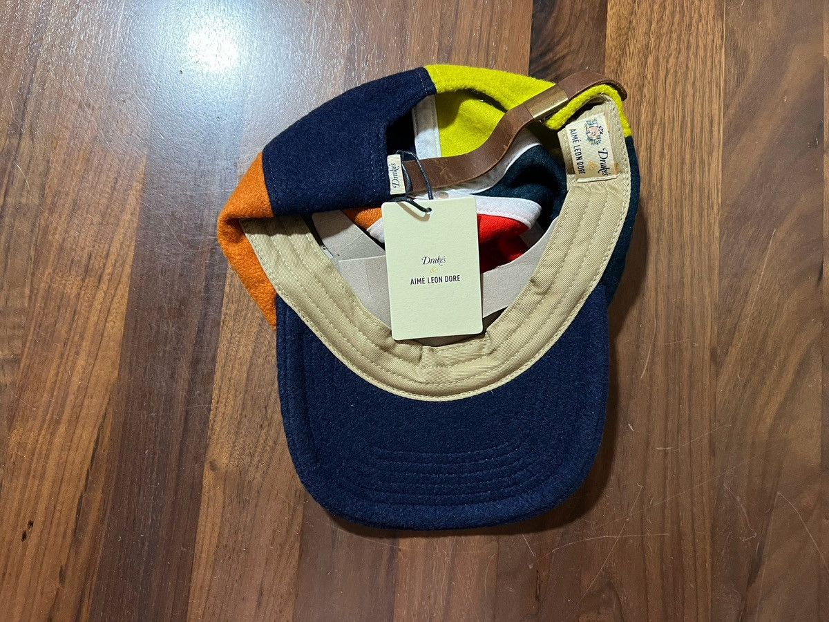 Aime Leon Dore × Drake's Aime Leon Dore ALD / Drake's Pinwheel Hat FW22 Multicolor Size ONE SIZE - 3 Thumbnail