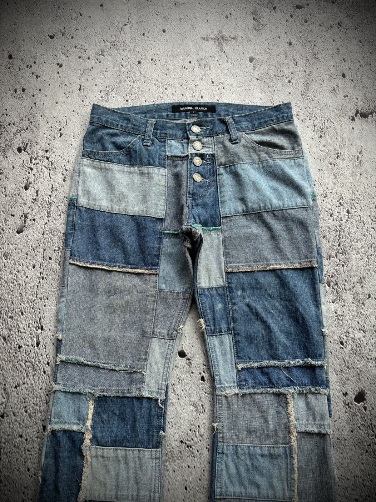 Hysteric Glamour Marginal Glamour patchwork denim jeans Size US 29 - 4 Thumbnail