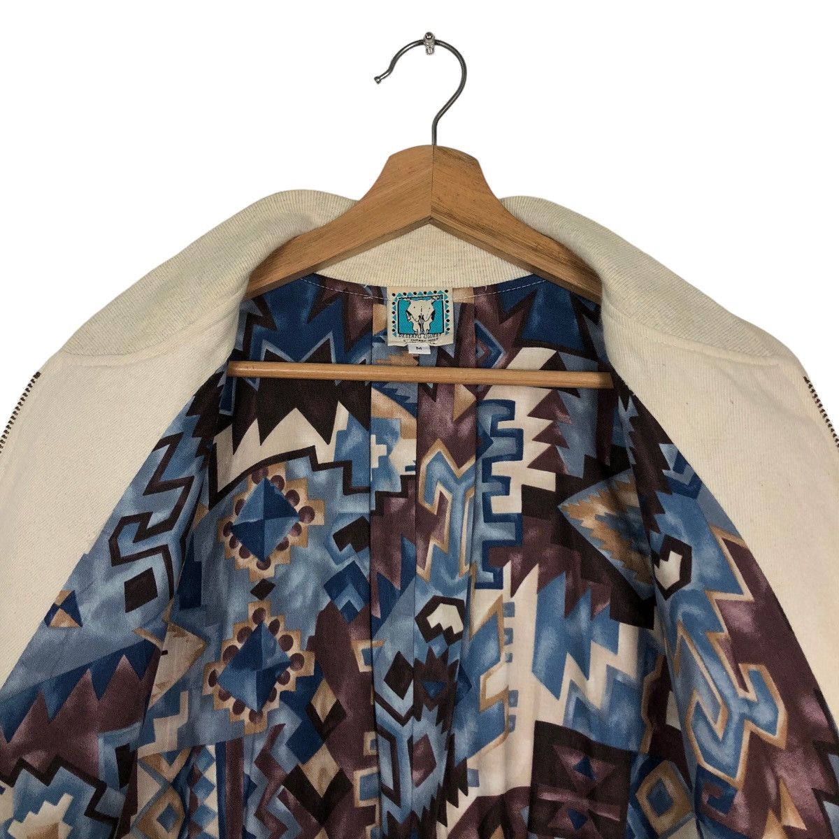 Japanese Brand 🔥90’s Vintage Bomber Jacket Desert West Navajo Aztec Lining Size US M / EU 48-50 / 2 - 10 Thumbnail
