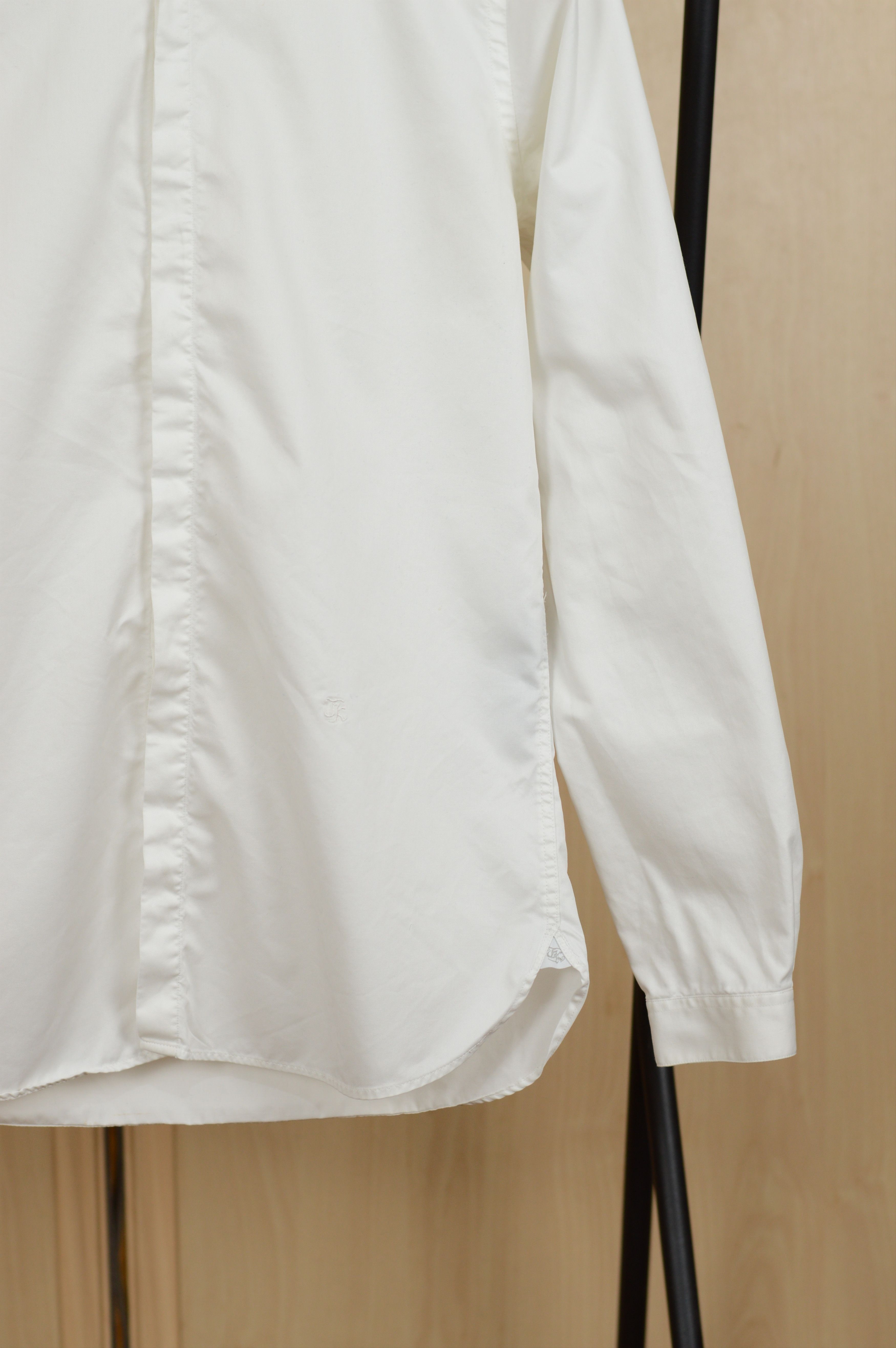 The Kooples The Kooples White Band Collar Long Sleeve Shirt – Slim Fit Size US S / EU 44-46 / 1 - 2 Thumbnail