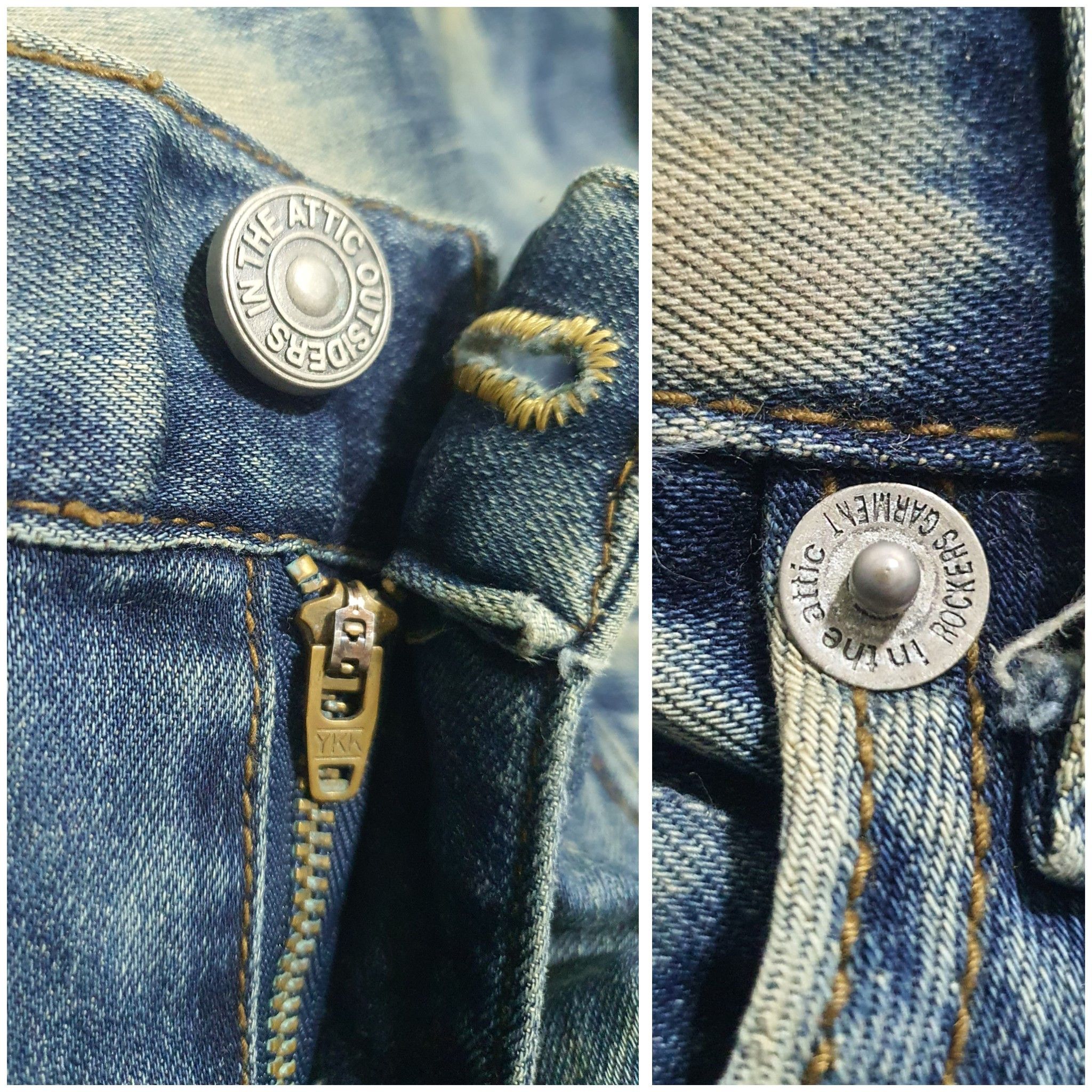 In The Attic × Japanese Brand IN THE ATTIC 33”/40.5” STRETCHABLE SOFT MATERIAL JEANS Size US 33 - 6 Thumbnail