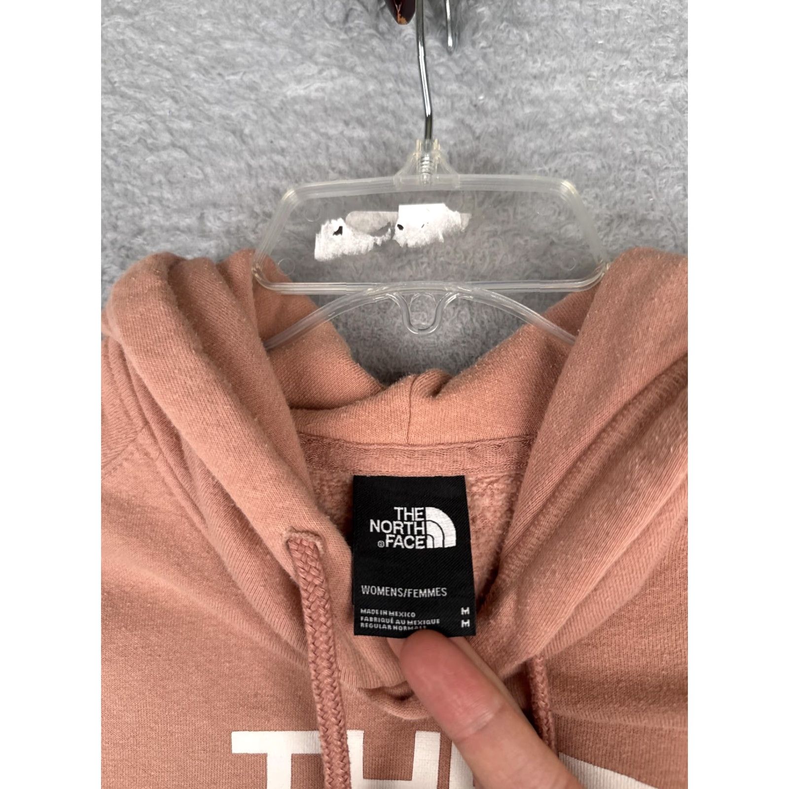 The North Face The North Face Hoodie Womens M Pink Pullover Kangaroo Fleece Sweatshirt Size M / US 6-8 / IT 42-44 - 7 Thumbnail