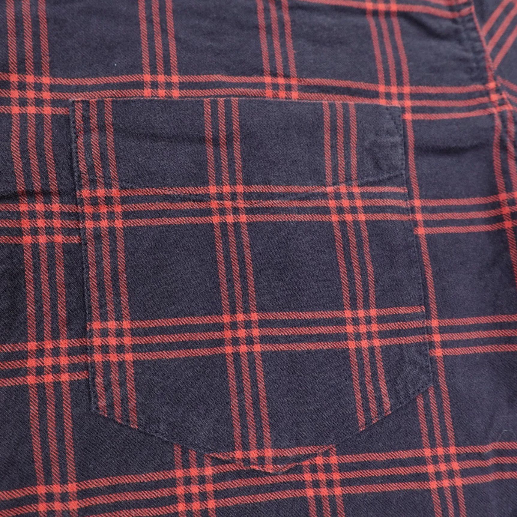 A.P.C. VINTAGE APC Shirt Mens Medium Blue Red Plaid Brushed Twill Flannel Button Up Lightweight - Designer Shirt Mens M Blue Plaid 90s? Size US M / EU 48-50 / 2 - 3 Thumbnail
