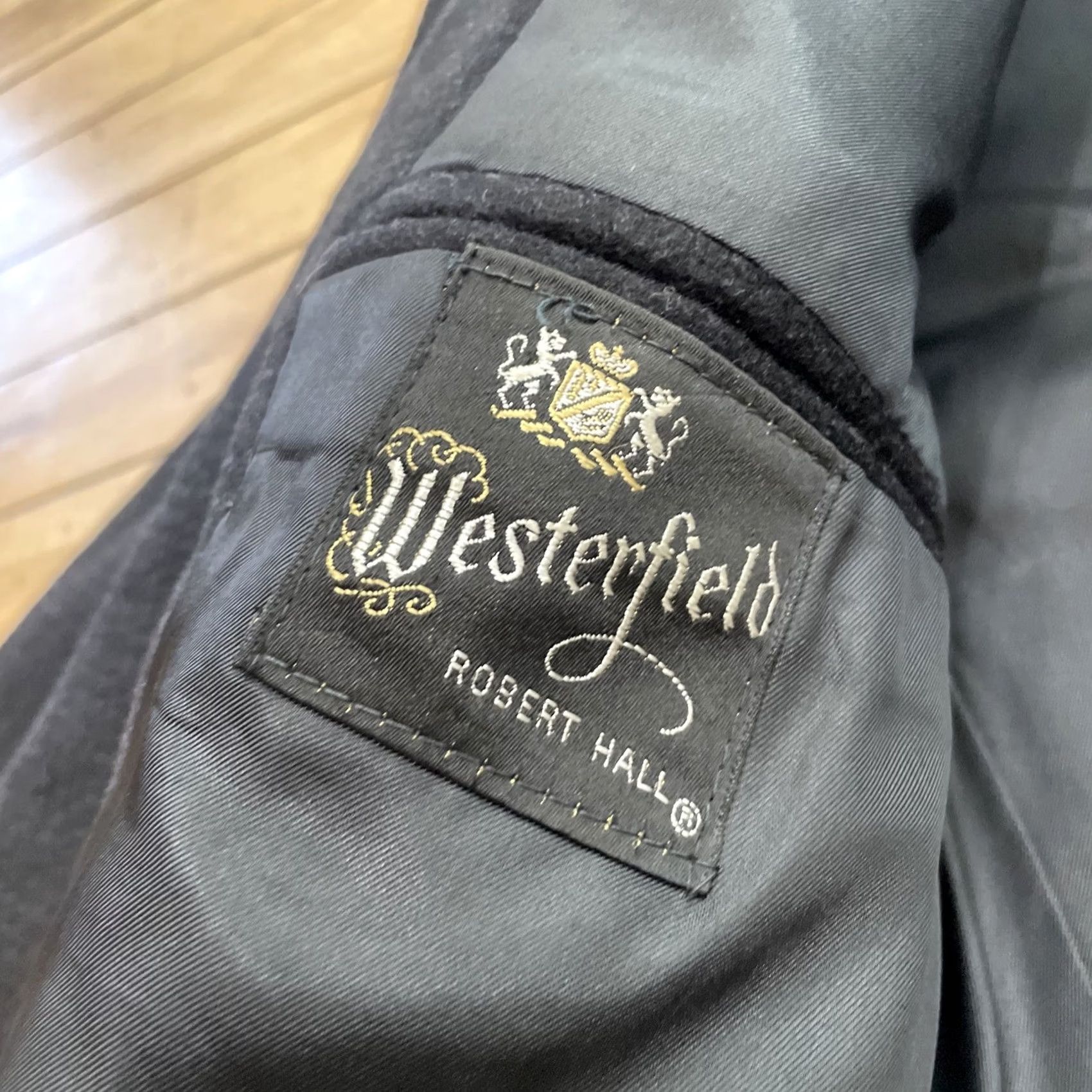 Doublet VINTAGE Robert Hall Westerfield Wool Trench Coat Men Double Breasted Black Wool 54 EU 42 US 42 Regular Coat Boys Mens Size US XS / EU 42 / 0 - 5 Thumbnail