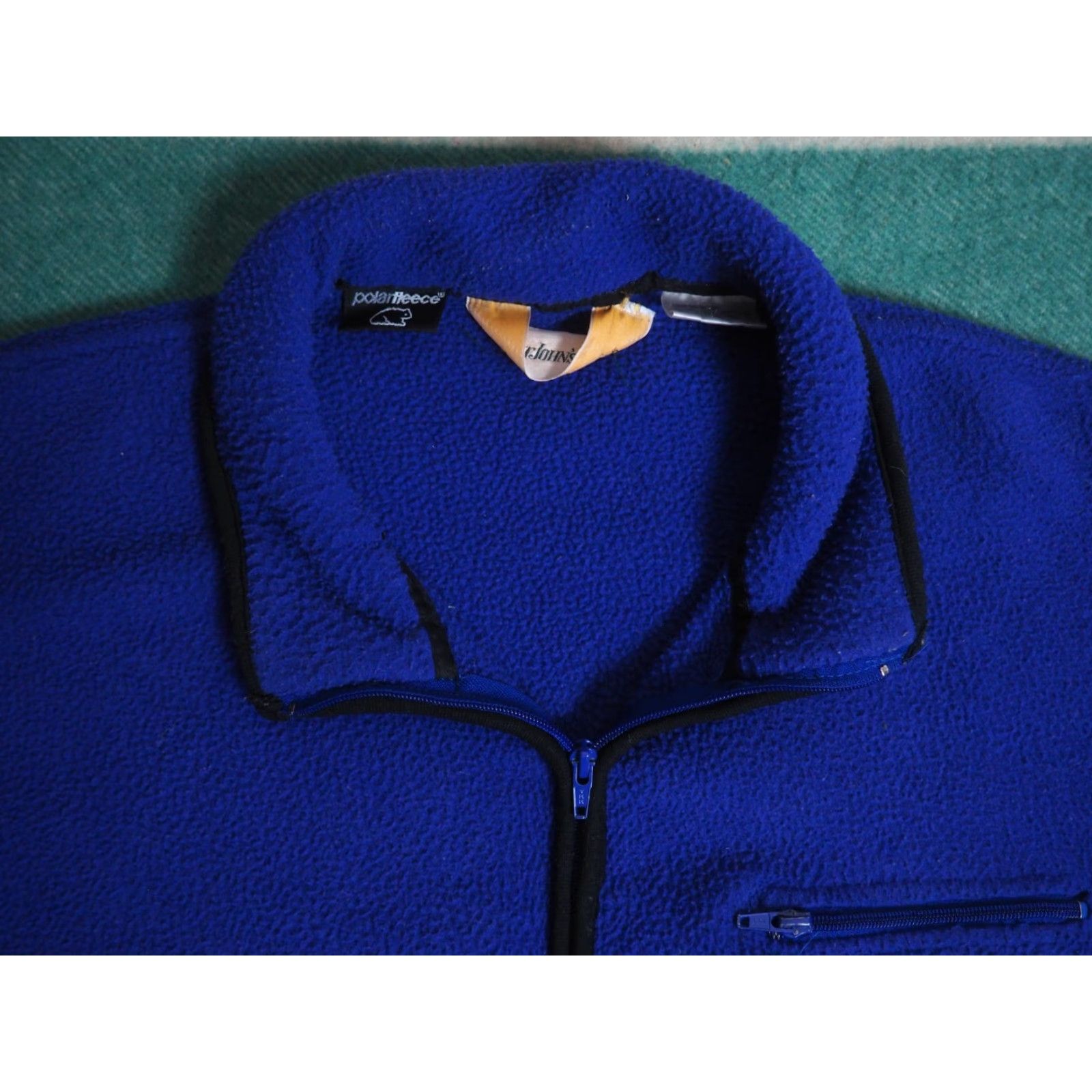 Vintage VINTAGE St. Johns Bay VTG 90s Polarfleece Royal Blue 1/2 Zip Jacket XL Men Outdoor Hiking Fleece Coat Size US XL / EU 56 / 4 - 2 Thumbnail