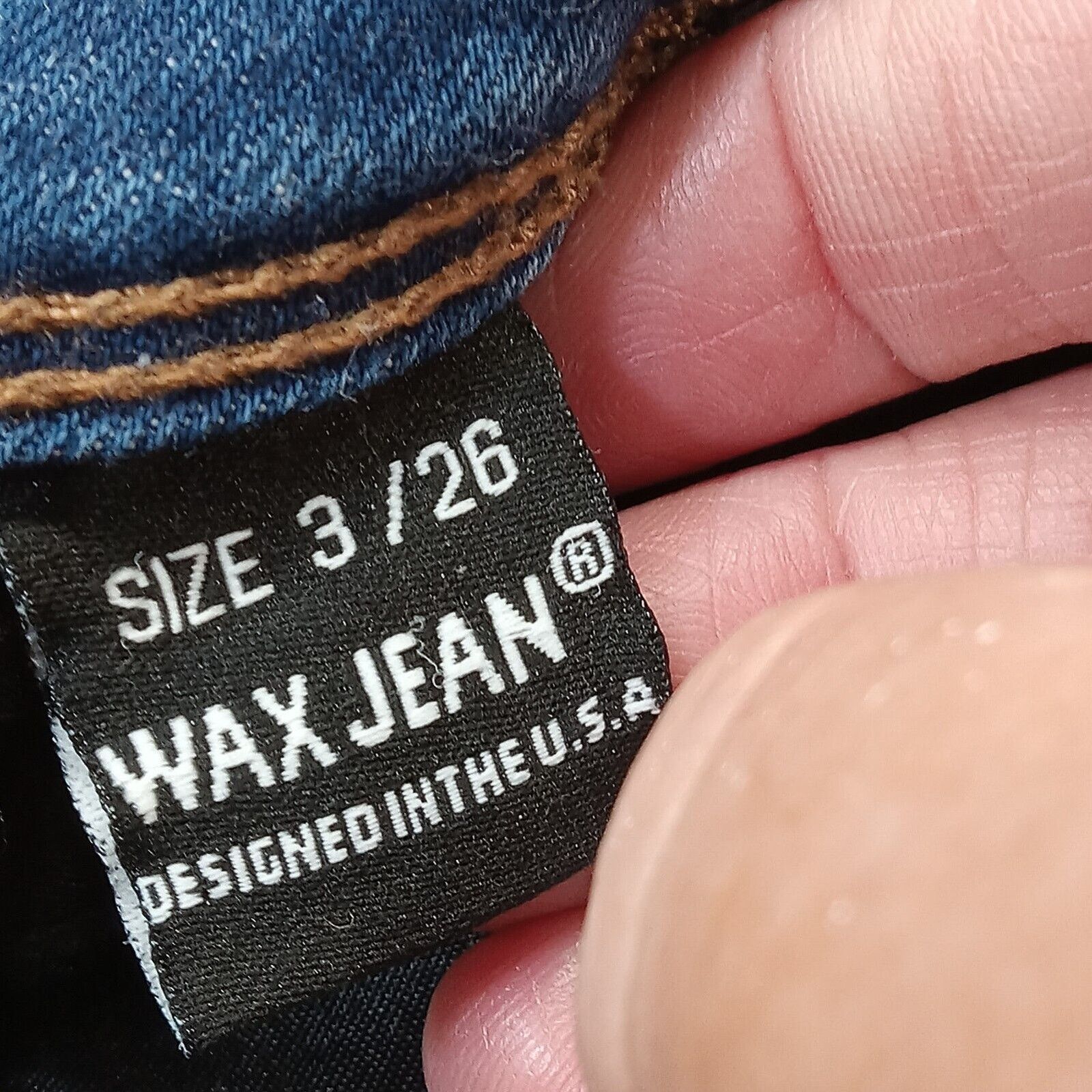 & Other Stories Wax Jeans Los Angeles 26 X29 Stretch Skinny Distressed Denim Size 26" / US 2 / IT 38 - 7 Thumbnail