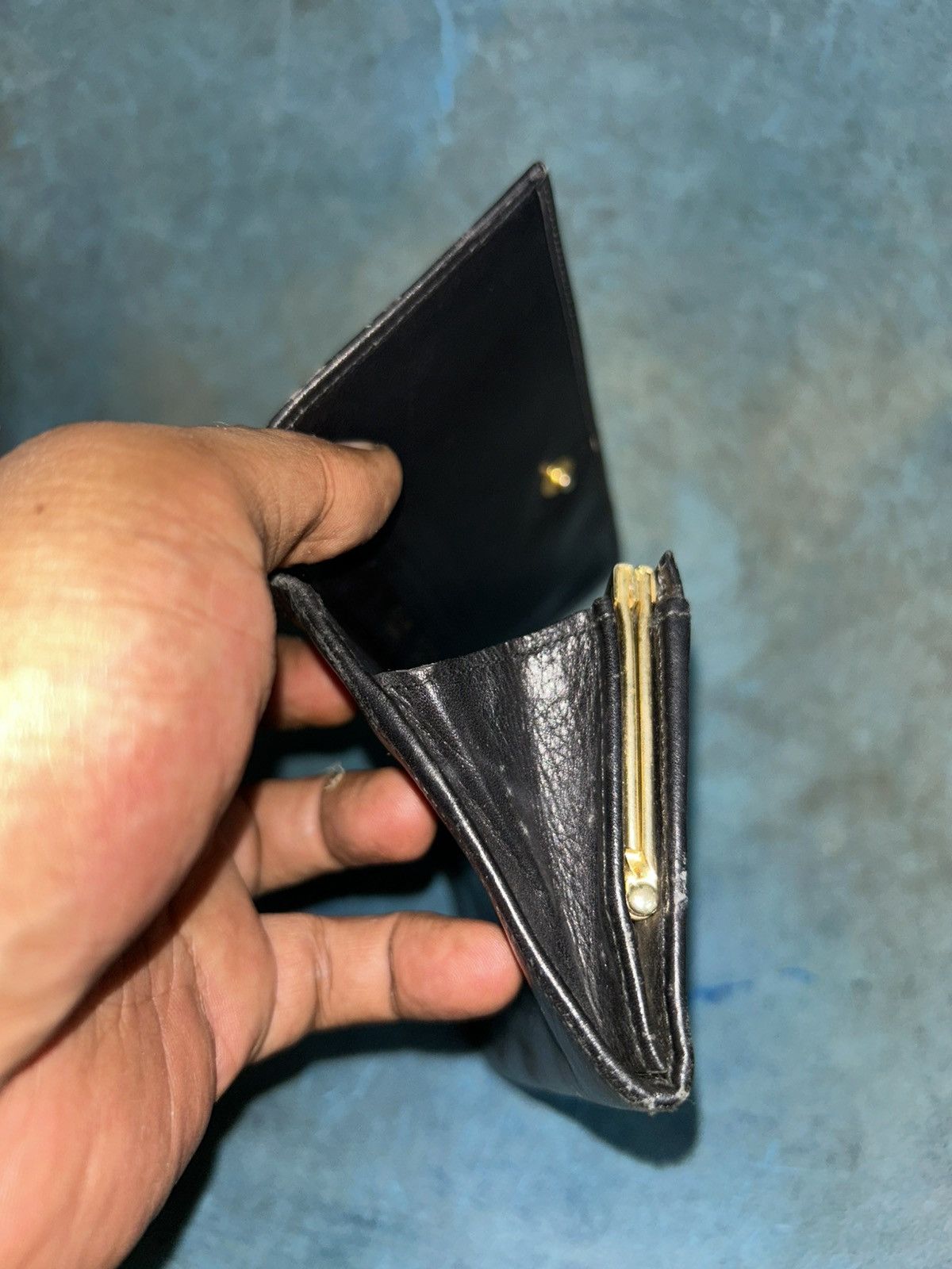 Celine Women Black Leather Long Wallet Size ONE SIZE - 4 Thumbnail