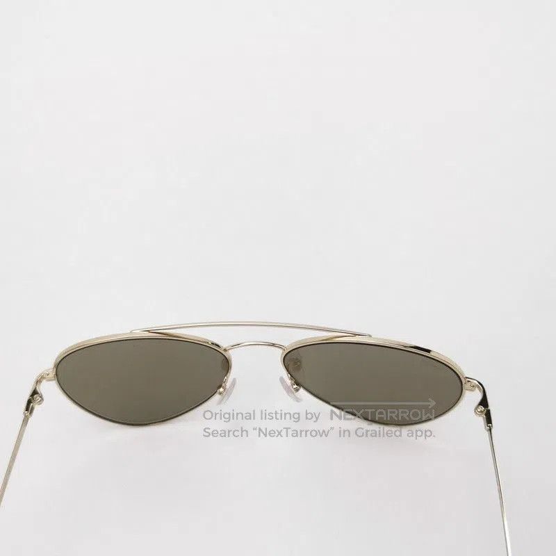 Prada Prada Logo Frame Aviator Sunglasses. Size ONE SIZE - 6 Thumbnail