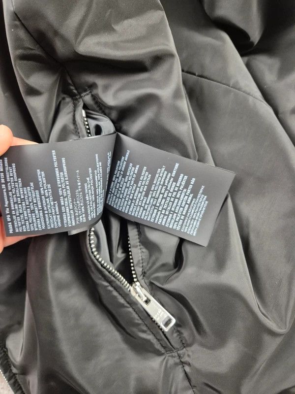 Prada Prada Men's Black Re-Nylon Full Zip Hoodie Raincoat Jacket L Size US L / EU 52-54 / 3 - 10 Thumbnail