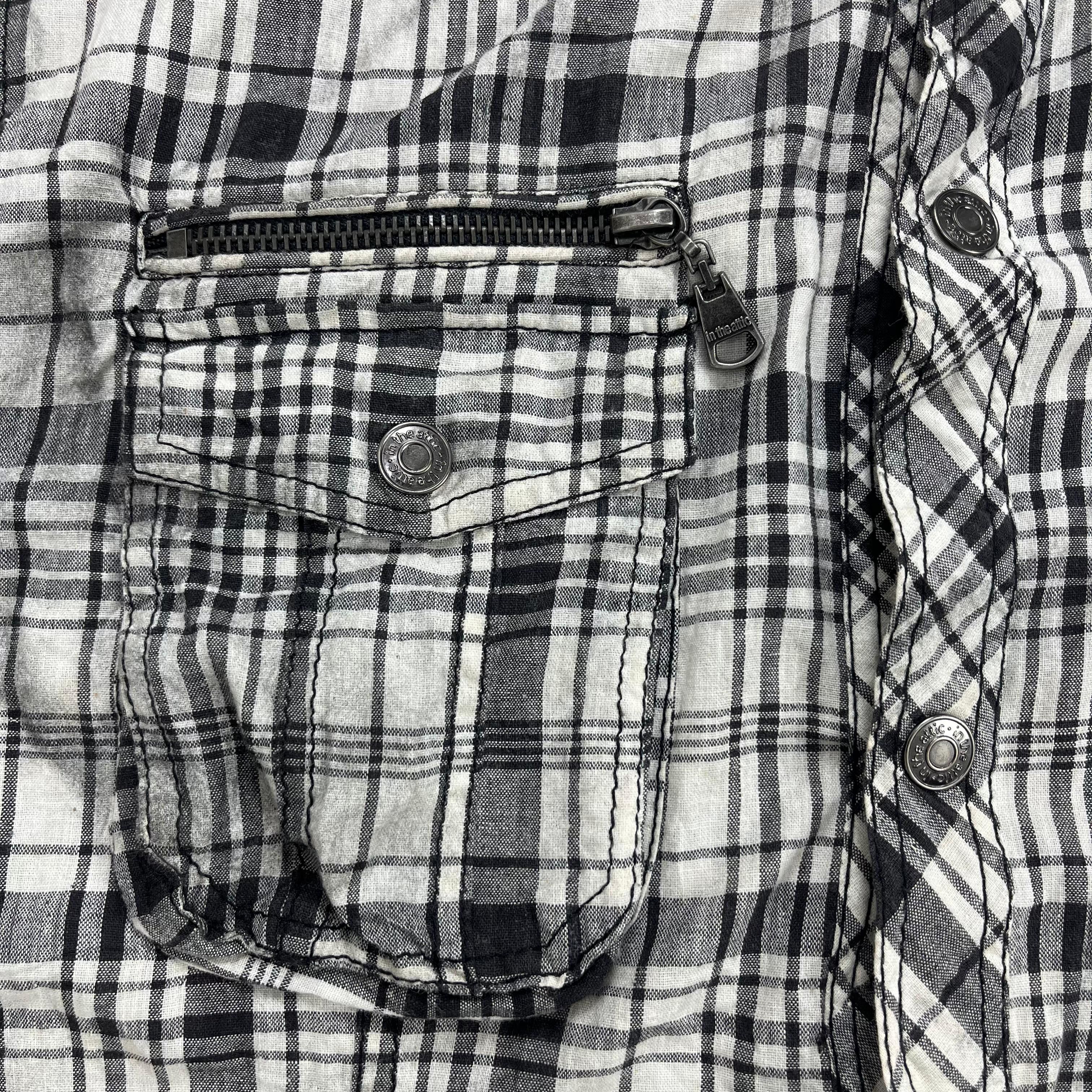 In The Attic 2000s In The Attic Plaid Grunge Gothic Punk Lgb Style Shirt Size US L / EU 52-54 / 3 - 8 Thumbnail