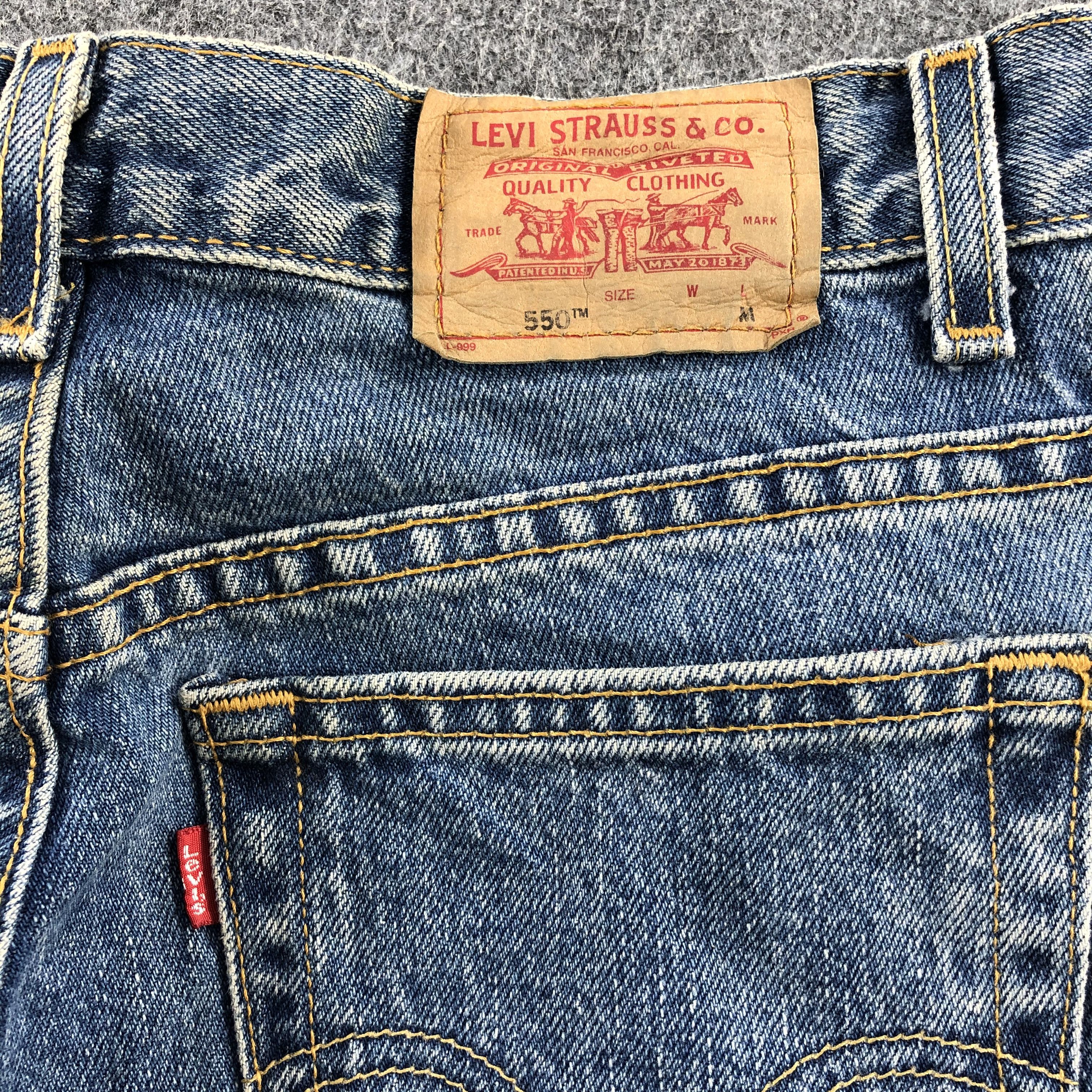 Levi's Blue Wash Vintage Levis 550 Jeans-J1170 Size US 31 - 5 Thumbnail