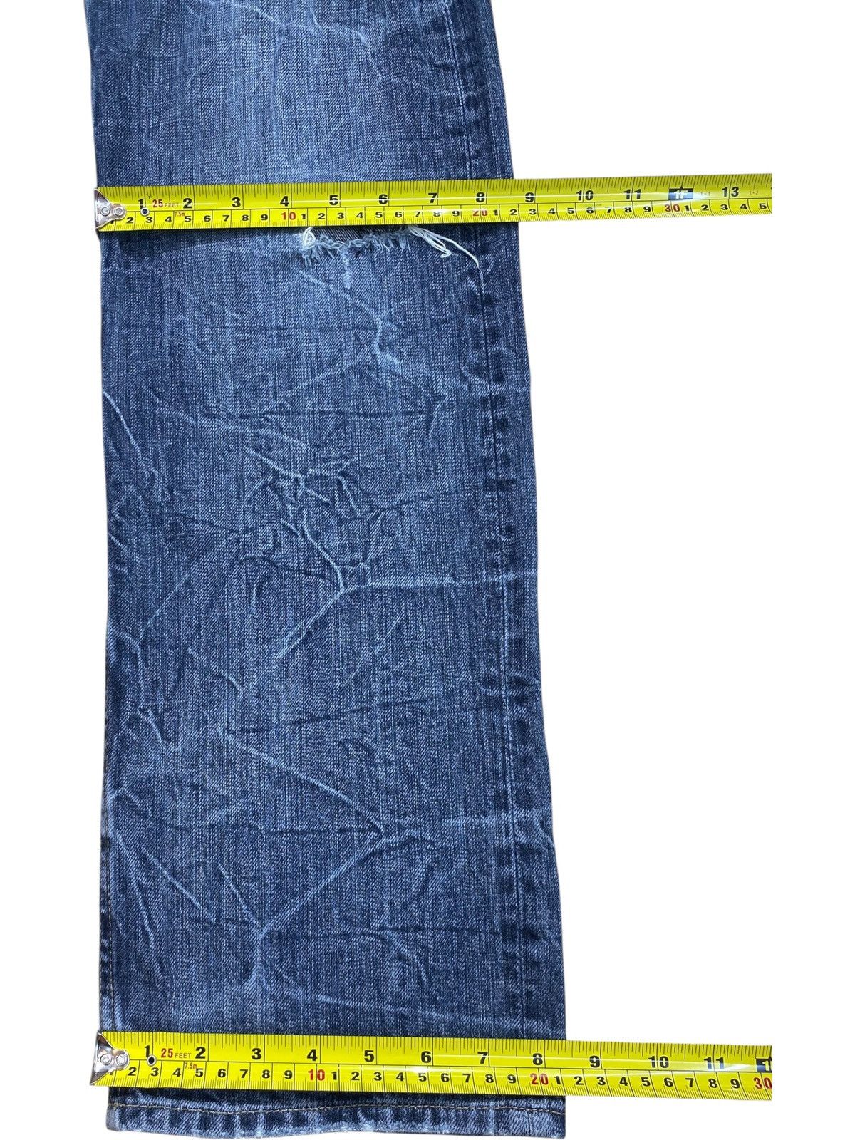 Japanese Brand If Six Was Nine Thunder Wash Style Embroidered Jeans Size US 29 - 7 Thumbnail