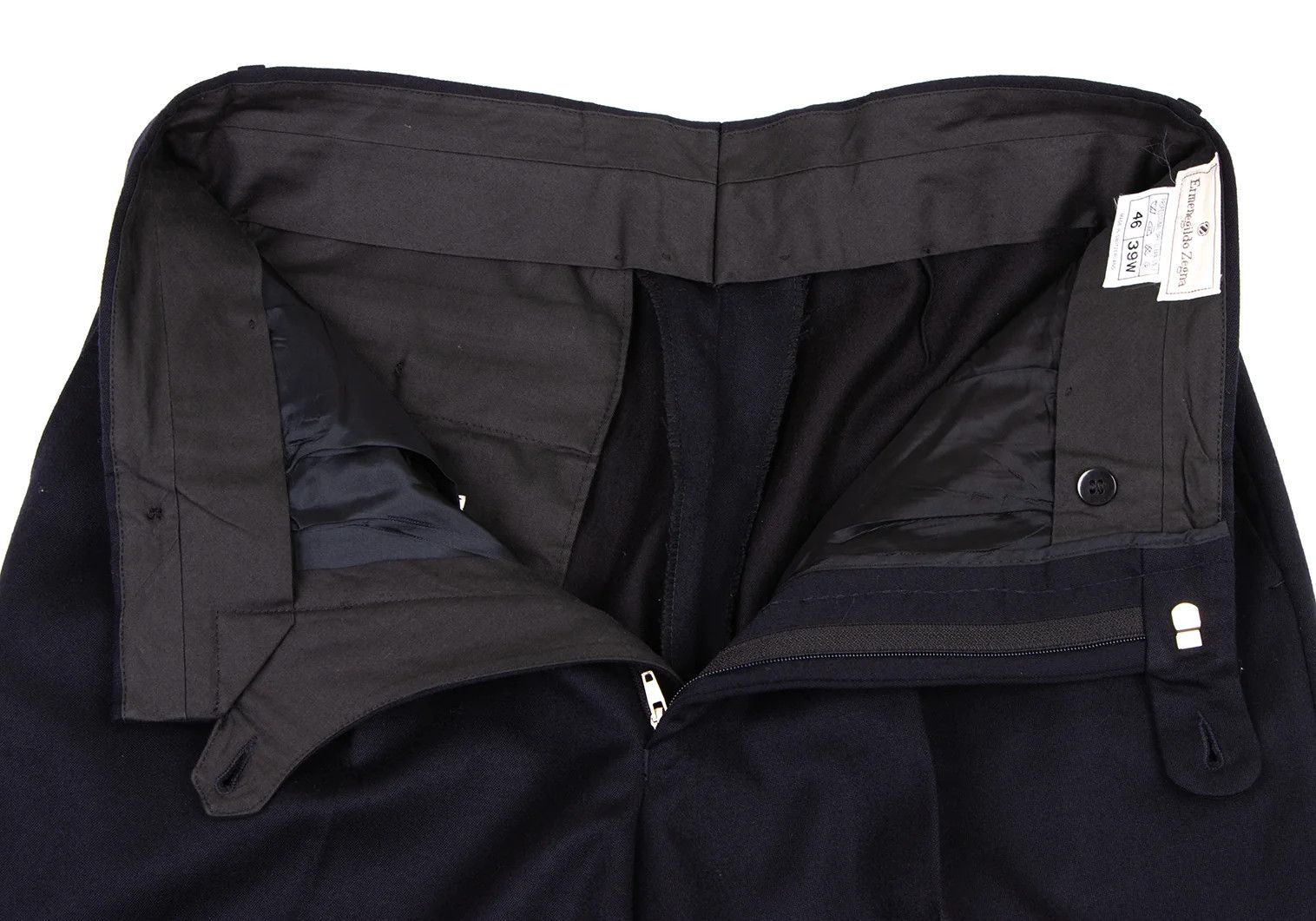 Dries Van Noten Wool Two-Tuck Pants in Navy Size 46 Size US 30 / EU 46 - 3 Thumbnail