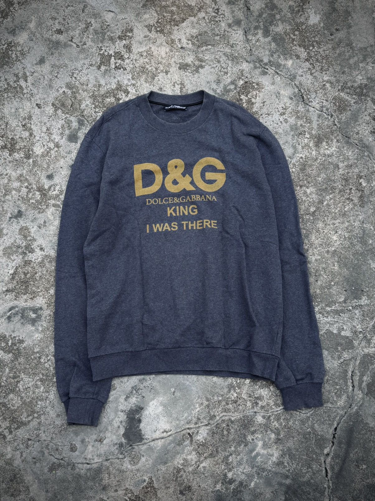 Dolce & Gabbana Dolce Gabbana King I Was There Sweatshirt Size US XL / EU 56 / 4 - 2 Thumbnail
