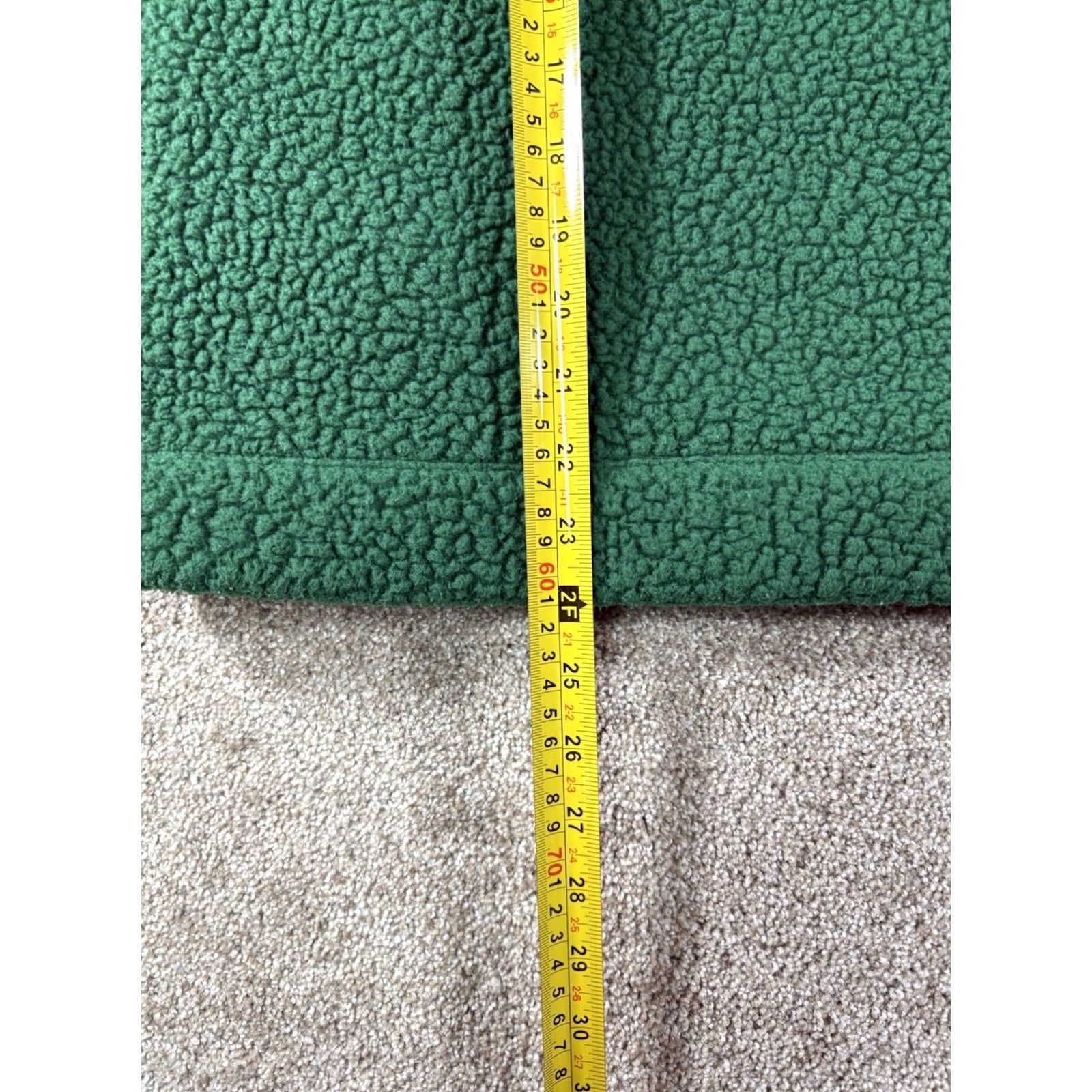 J.Crew VINTAGE J.CREW Polartec Sherpa Fleece 1/4 Zip Pullover Green Womens Medium Jacket Size M / US 6-8 / IT 42-44 - 5 Thumbnail