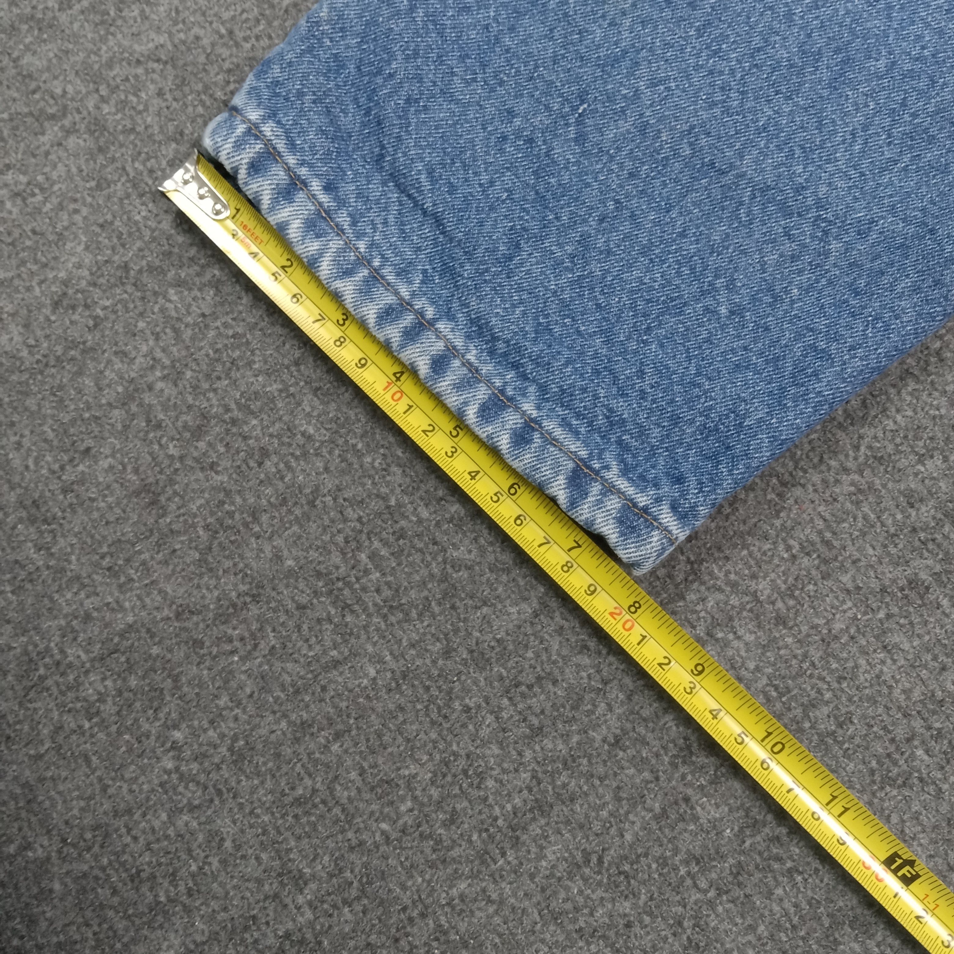 L.L. Bean L.L. Bean American Outdoor Fleece Lined Denim Jeans C280N1 Size US 33 - 12 Thumbnail
