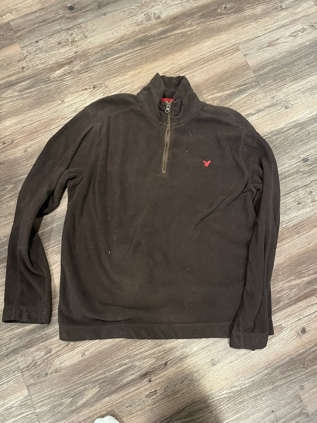 American Eagle Outfitters Brown Quarter-zip Size US L / EU 52-54 / 3 - 1 Thumbnail