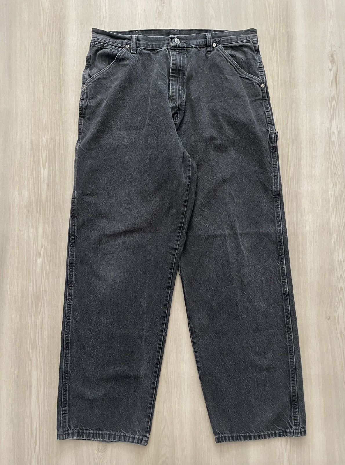 Wrangler Vintage Wrangler Carpenter Workwear Baggy Sz 36x32 *35x31 Size US 35 - 3 Thumbnail