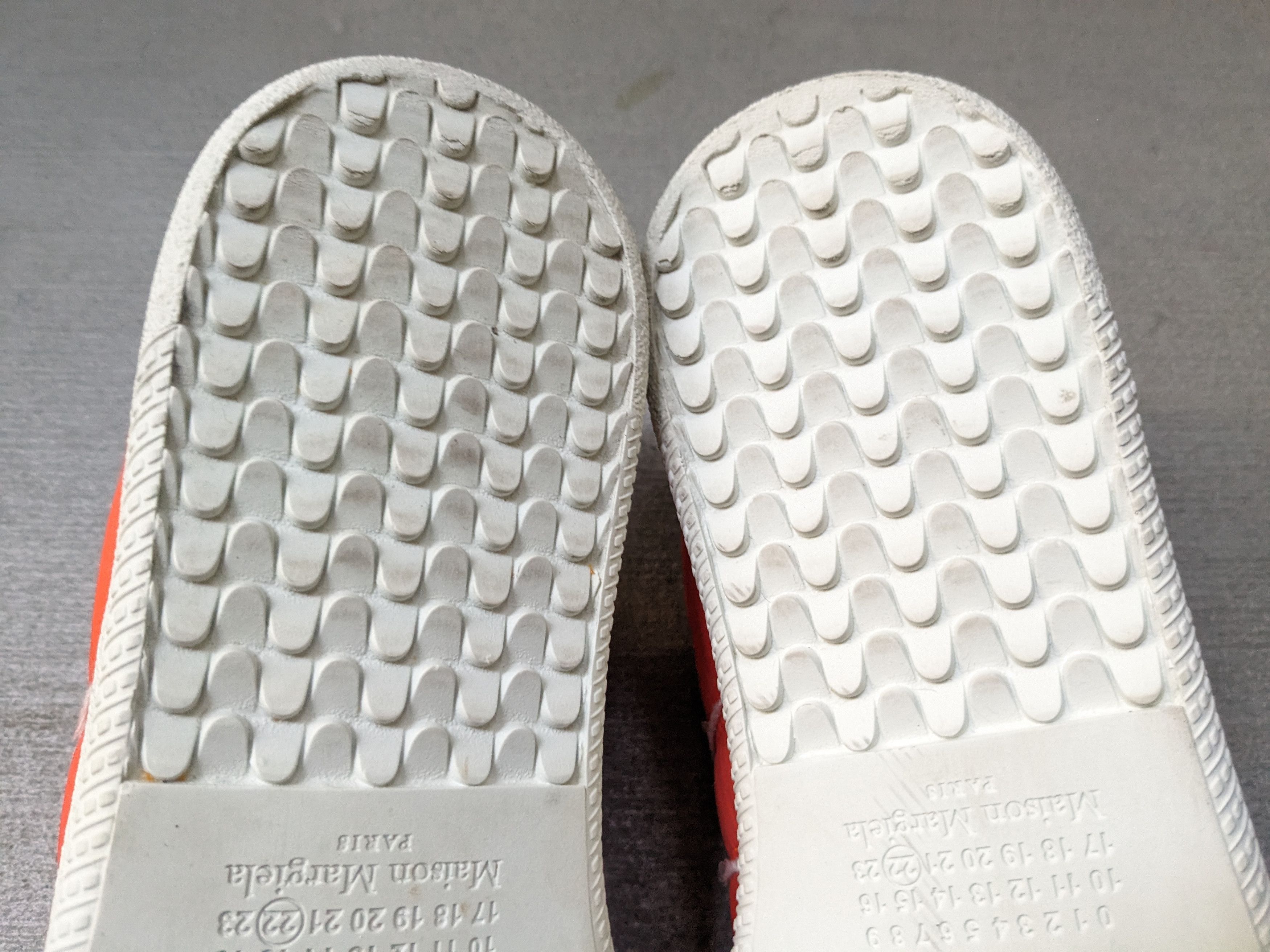 Maison Margiela Maison Margiela GAT Replica Orange White 7 40 Leather Size US 7 / EU 40 - 19 Thumbnail