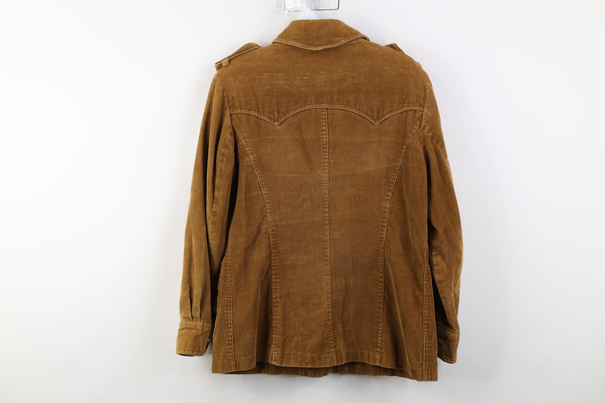 Vintage Vintage 70s Streetwear Safari Bush Button Jacket Brown Size M / US 6-8 / IT 42-44 - 17 Thumbnail