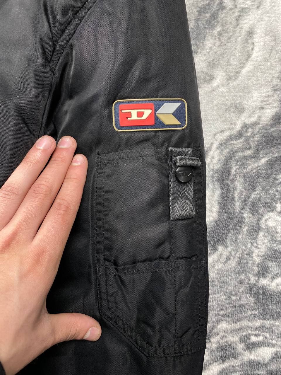 Diesel Vintage Diesel Shearling Bomber Aviator Jacket Size US XXL / EU 58 / 5 - 3 Thumbnail