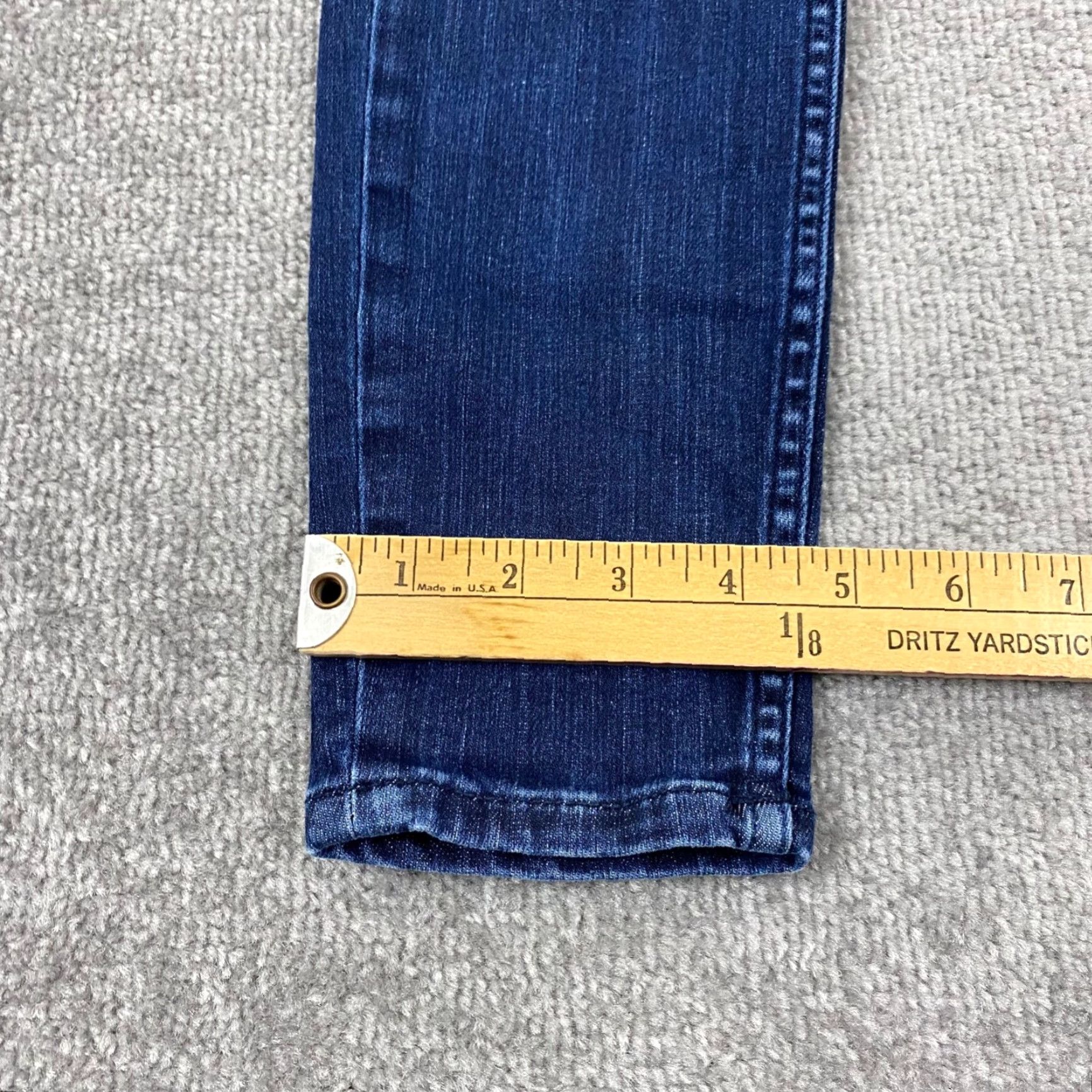Denime Sezane Jeans Womens 24 Denim Slim Skinny Tapered Leg Medium Wash Stretch Blue 26 Inseam 5-Pocket Design Mens? Size 42" / US 20 - 6 Thumbnail