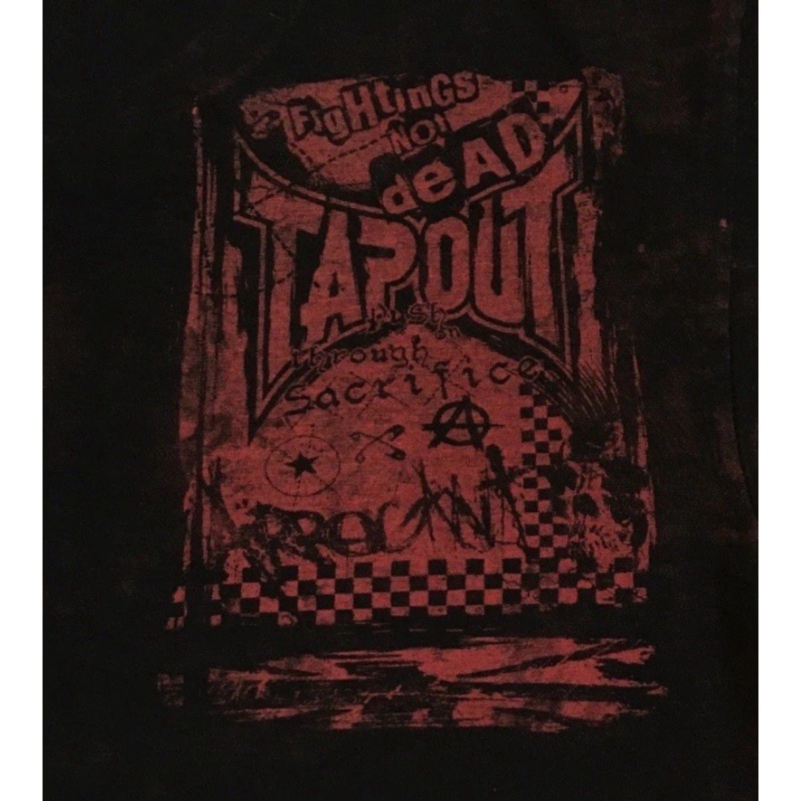 Affliction Vtg TAPOUT Fightings Not Dead Shirt S MMA Emo Goth Biker Grunge Y2K Jnco Size US S / EU 44-46 / 1 - 4 Thumbnail