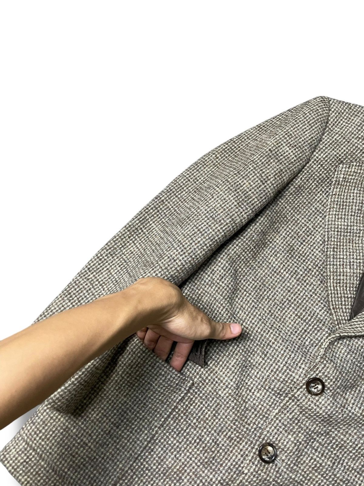 Harris Tweed × Japanese Brand × Vintage Vintage Harris Tweed Handwoven Coats (69) Size US XXS / EU 40 - 6 Thumbnail