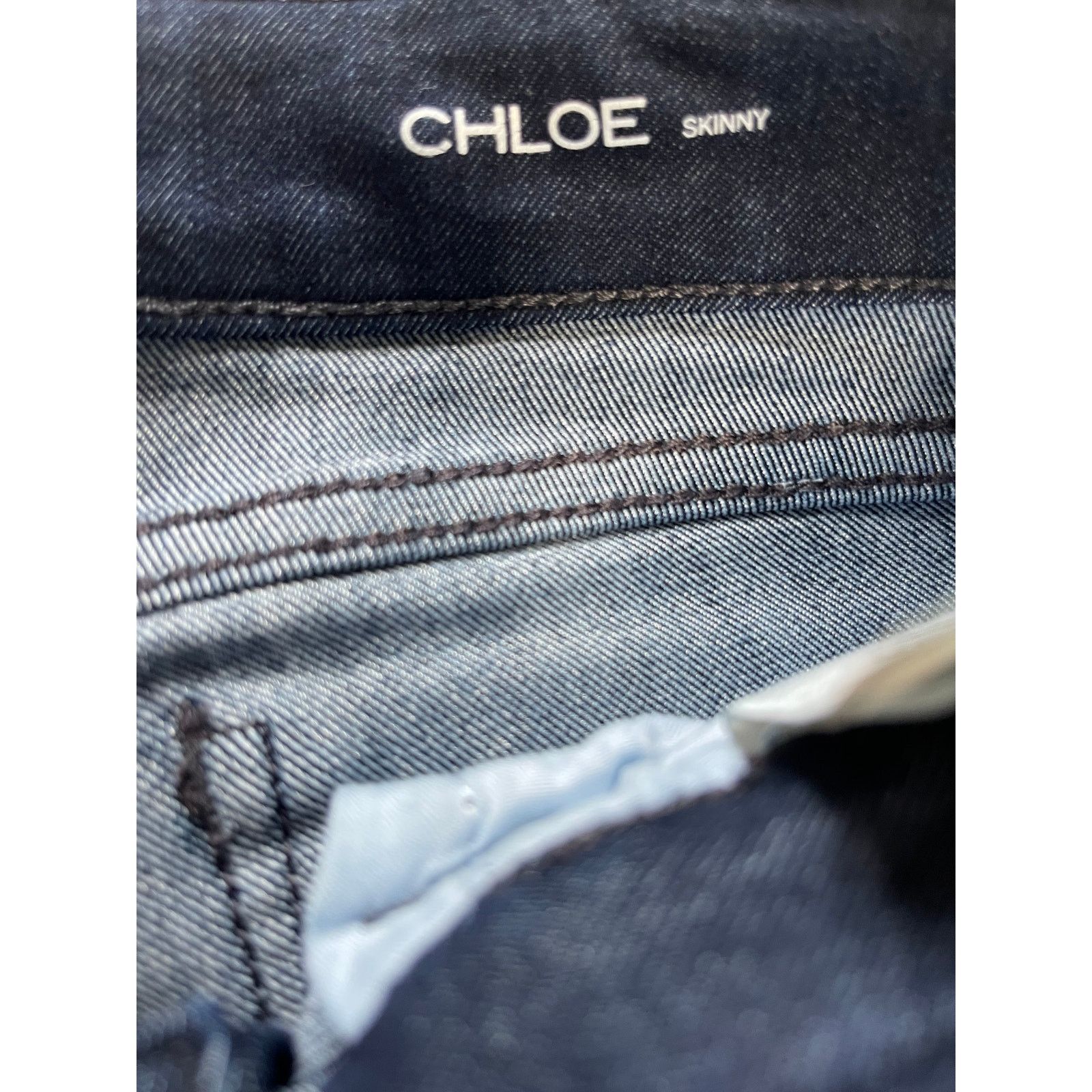DL1961 DL1961 Chloe Skinny Dark Blue Jeans - Size 14 Size 27" / US 4 / IT 40 - 3 Thumbnail