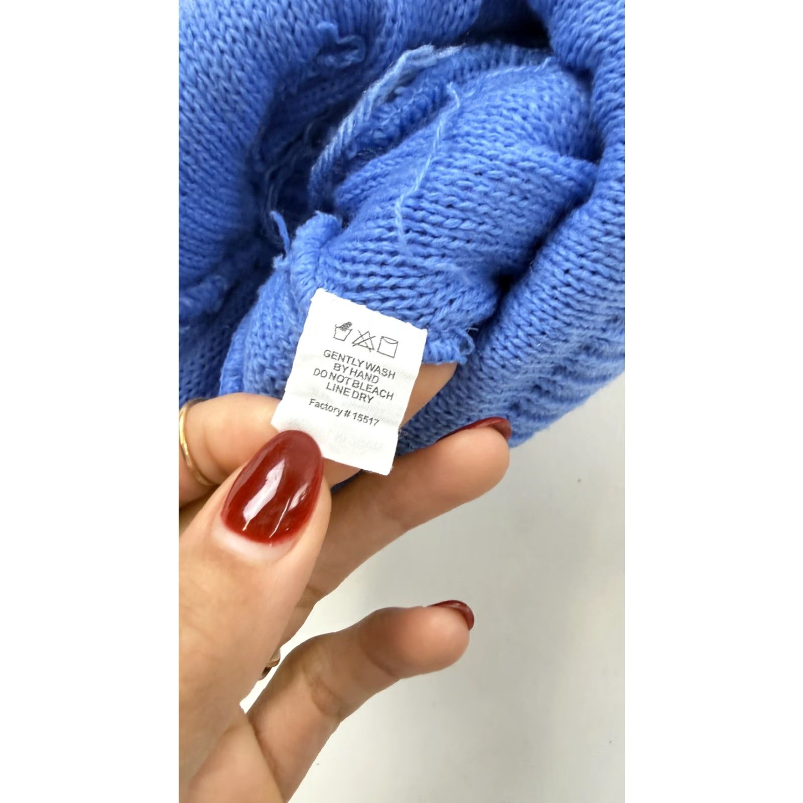 Adidas Adidas Beanie Hat Adult One Size Blue Knit Pom Pom Winter Acrylic Warm Cuff Size ONE SIZE - 4 Thumbnail