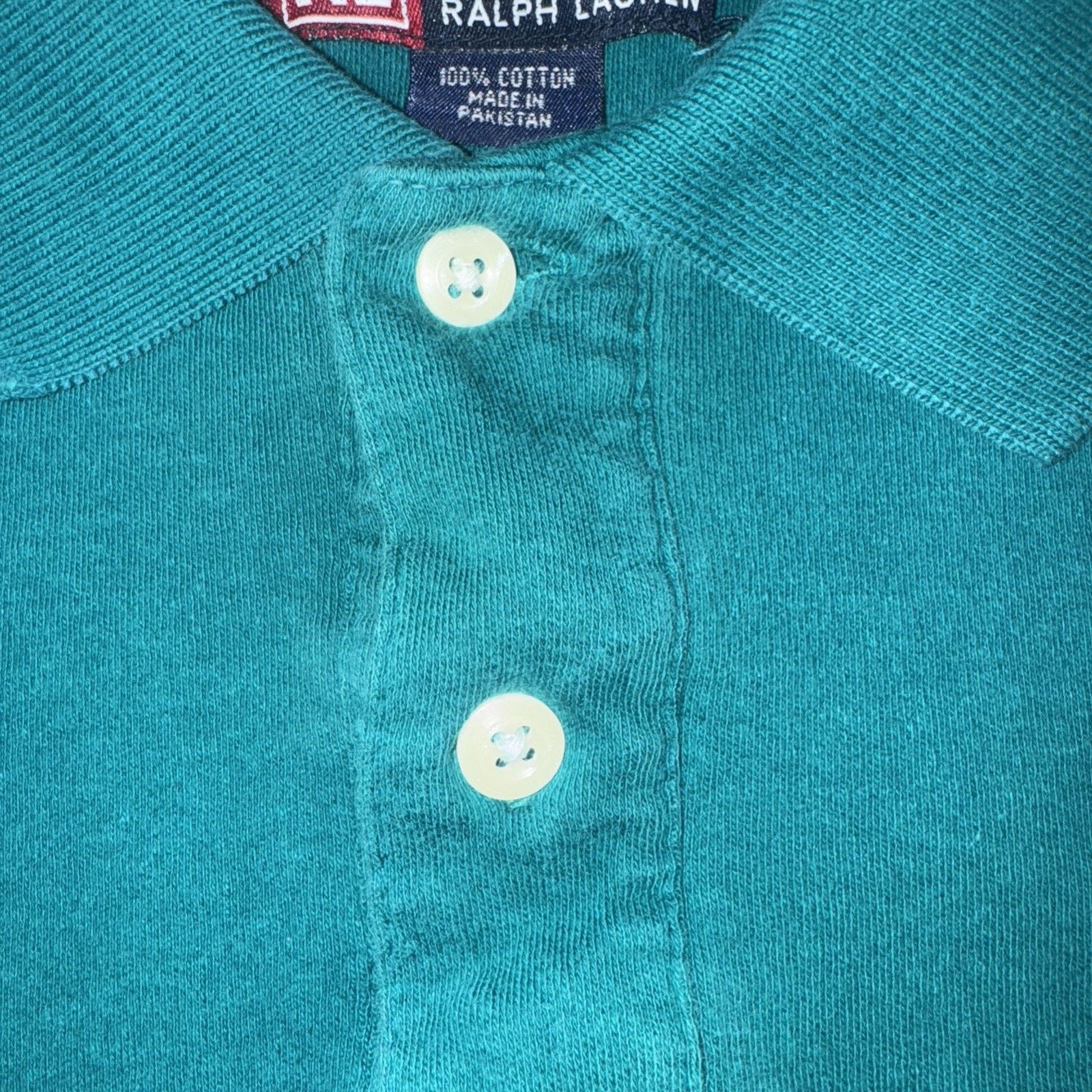Chaps × Ralph Lauren Chaps Ralph Lauren Polo Shirt Teal Crest Logo Men’s M 22x26 Size US M / EU 48-50 / 2 - 4 Thumbnail