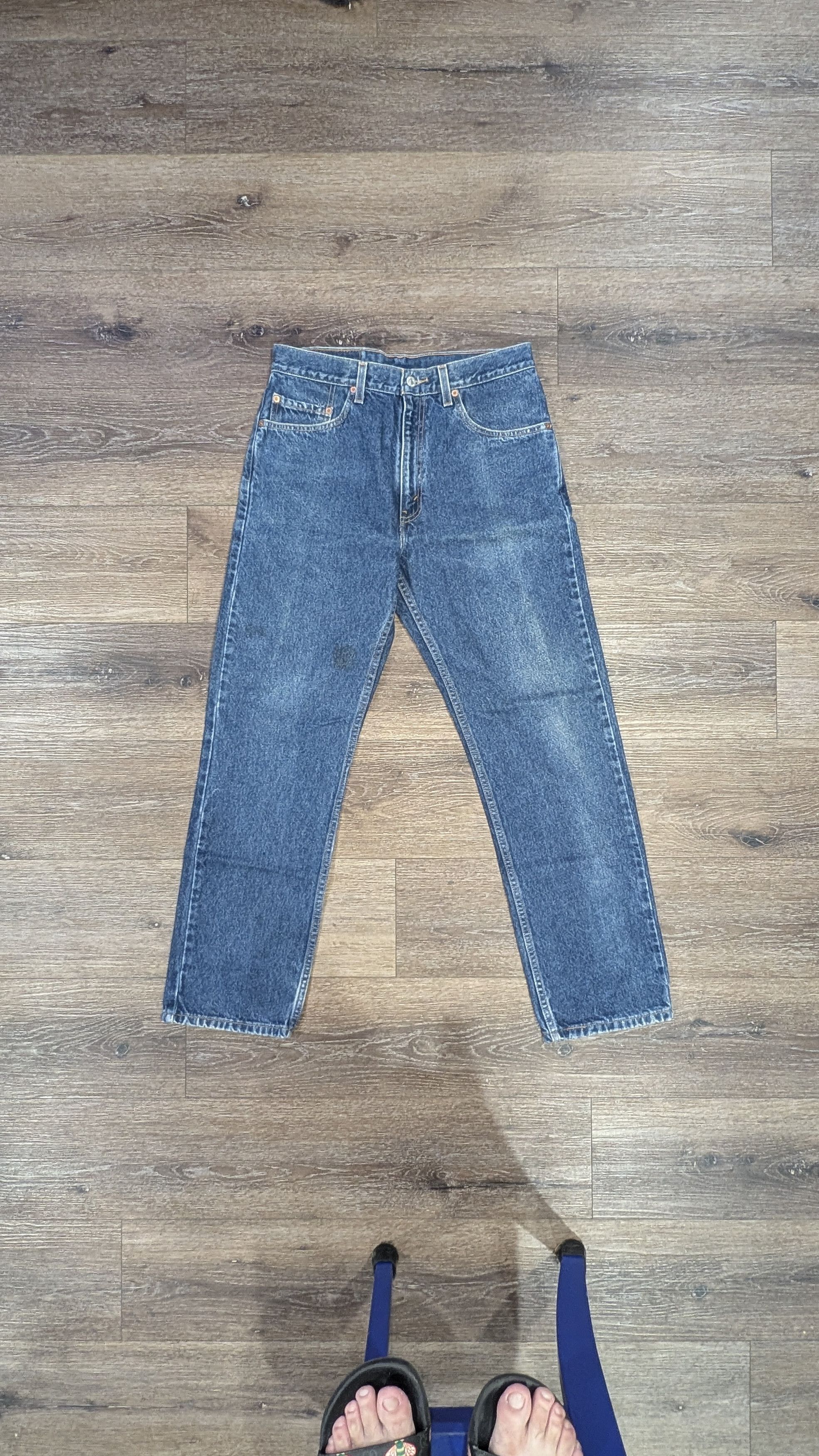 Levi's Vintage Levi's 505 blue jeans - SIZE 33 x 30 Size US 33 - 2 Thumbnail
