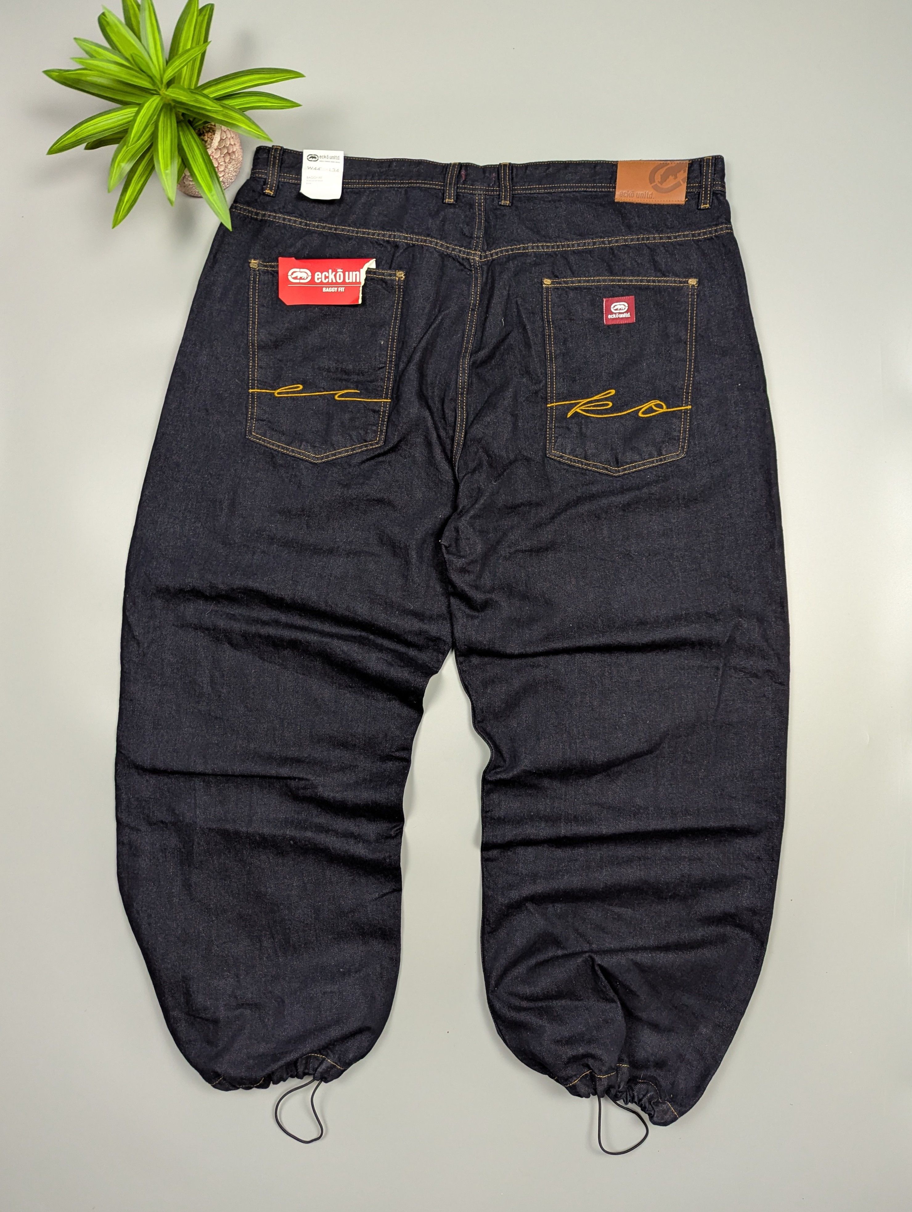 Ecko Unltd. NEW! Y2K Ecko Unltd Baggy Jeans Mens W44 L34 Size US 44 / EU 60 - 1 Thumbnail