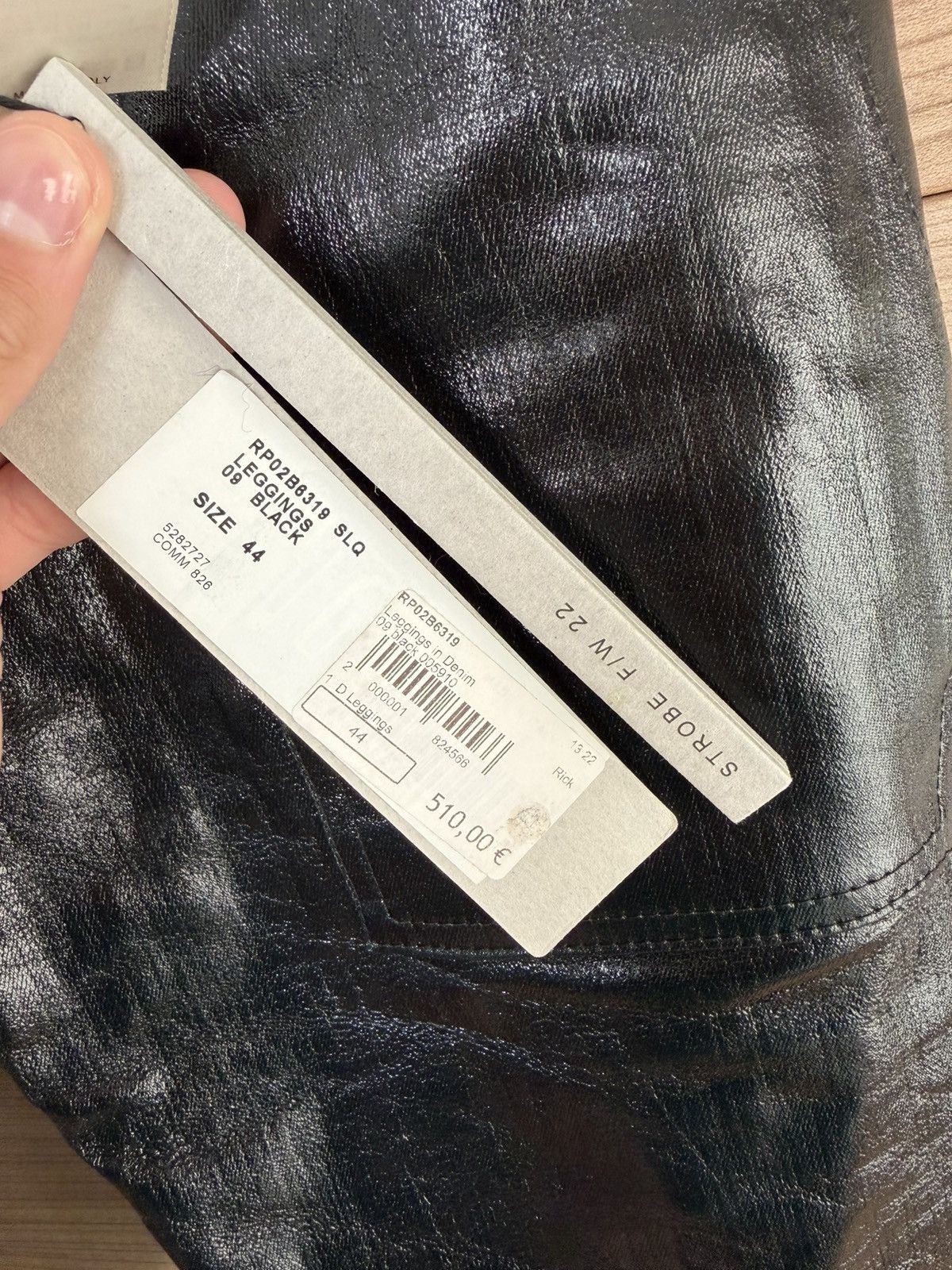 Rick Owens Rick Owens Waxed Leggings Strobe FW22 Size 30" / US 8 / IT 44 - 7 Thumbnail