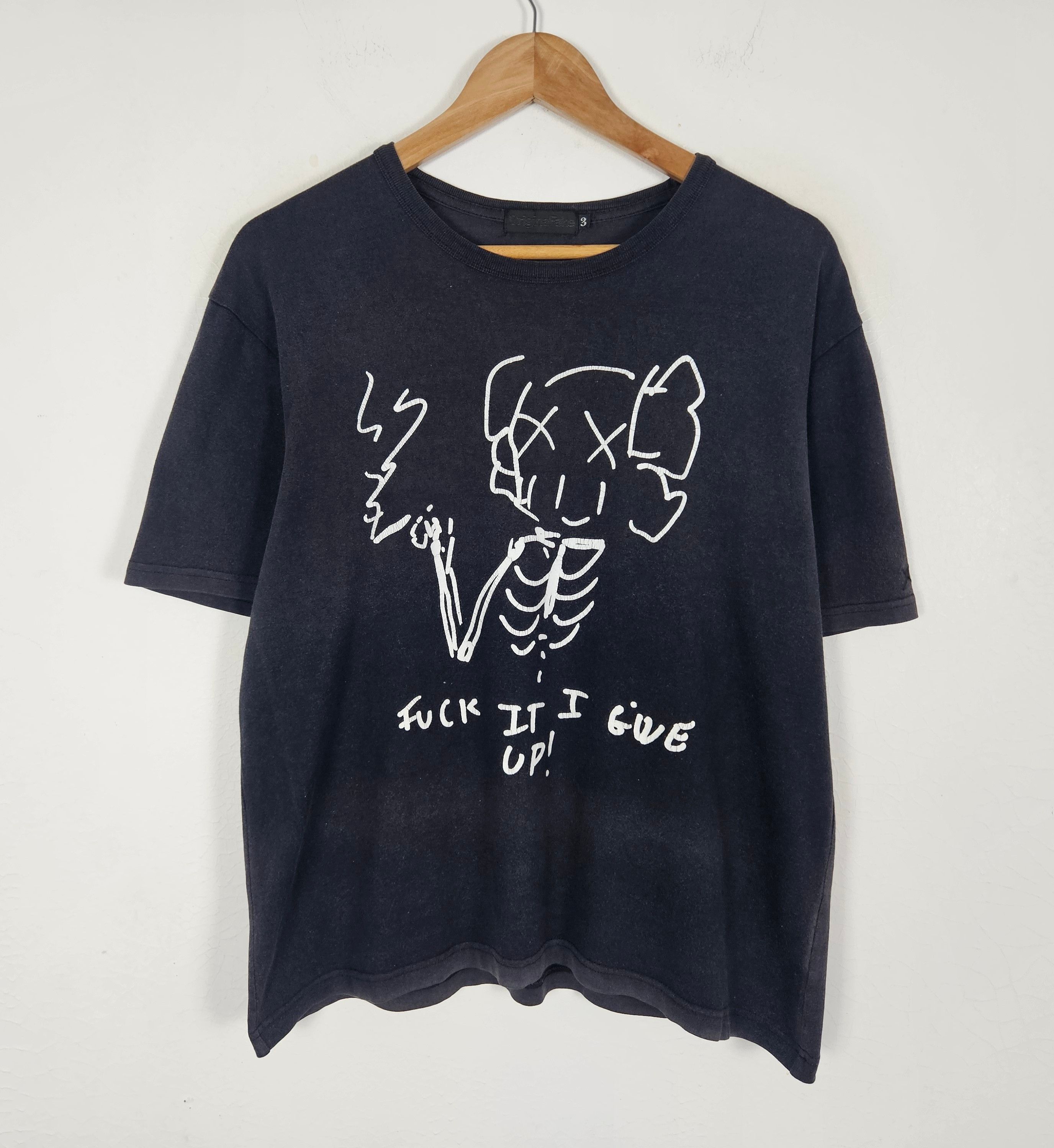 Kaws Original Fake Kaws Fuck It I Give Up shirt Size US L / EU 52-54 / 3 - 2 Thumbnail