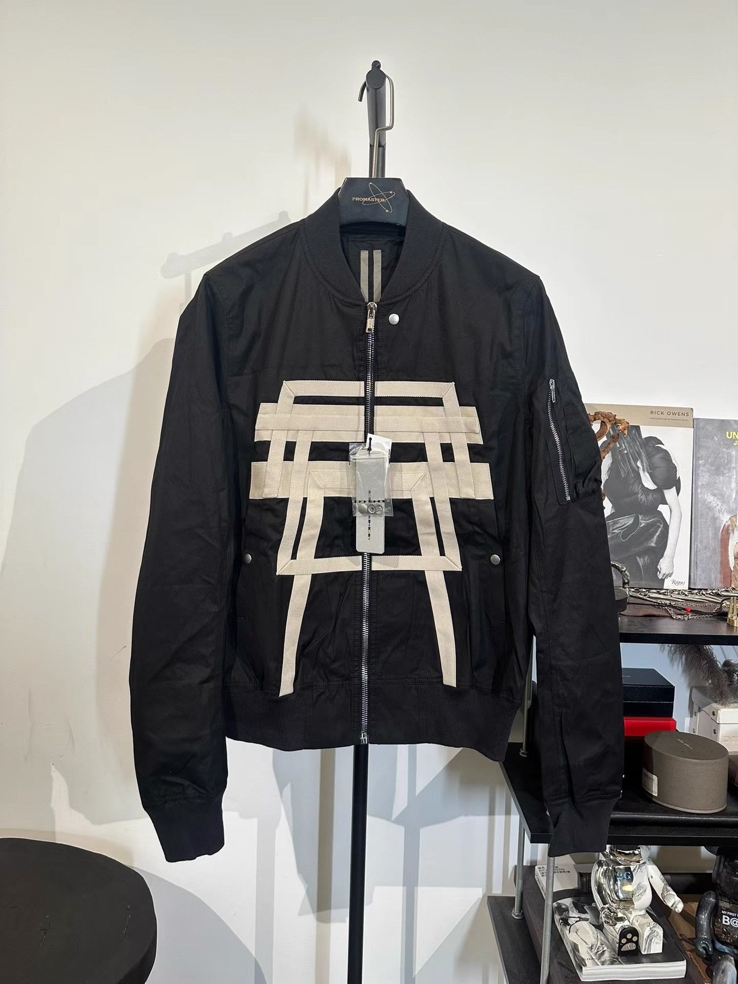 Rick Owens Rick Owens Webbing Bomber Jacket K35 Size US L / EU 52-54 / 3 - 1 Thumbnail