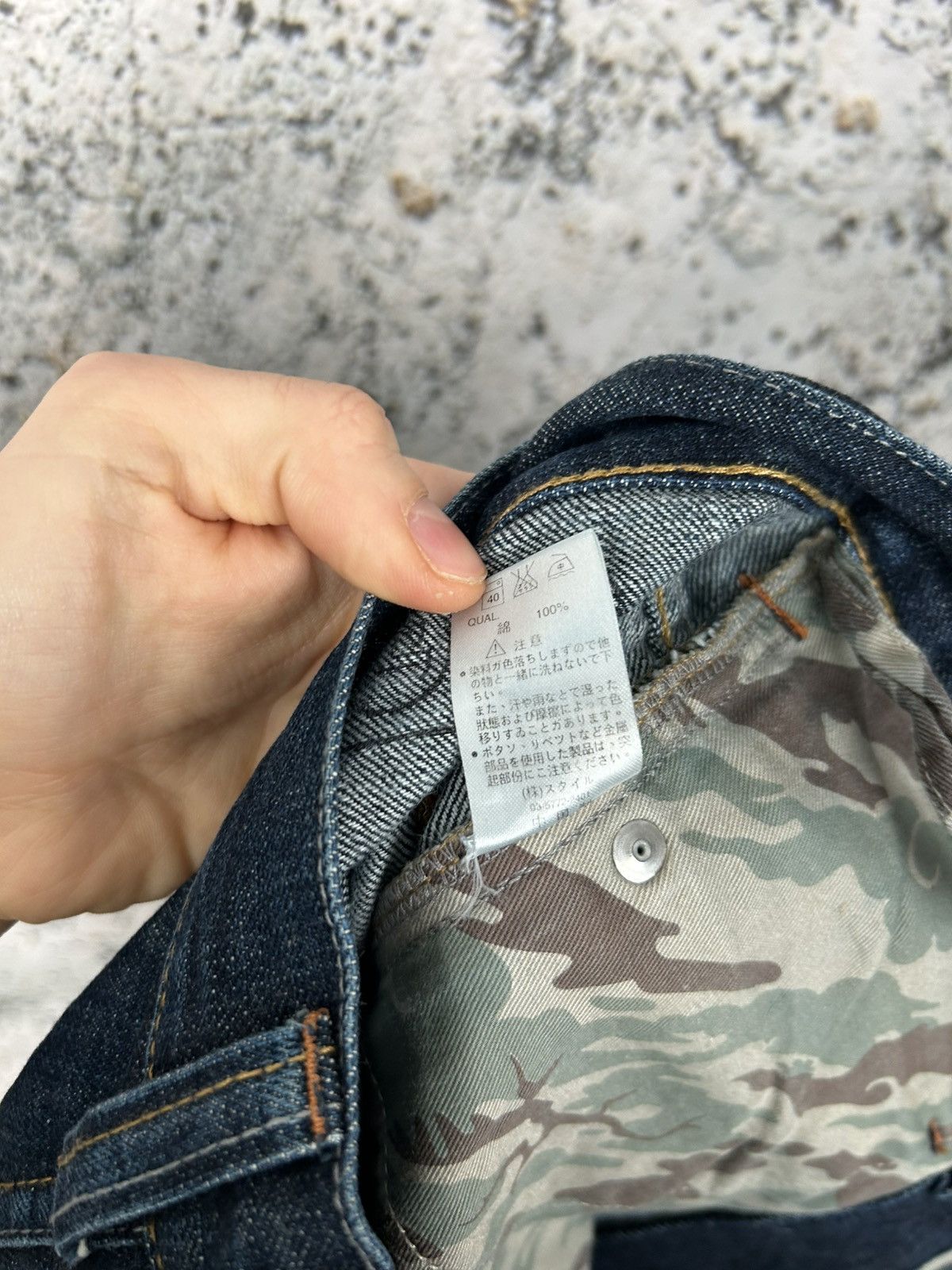 Japanese Brand Maharishi Denim Navy Raw Streetwear Vintage Japanese Grunge Size US 30 / EU 46 - 8 Thumbnail