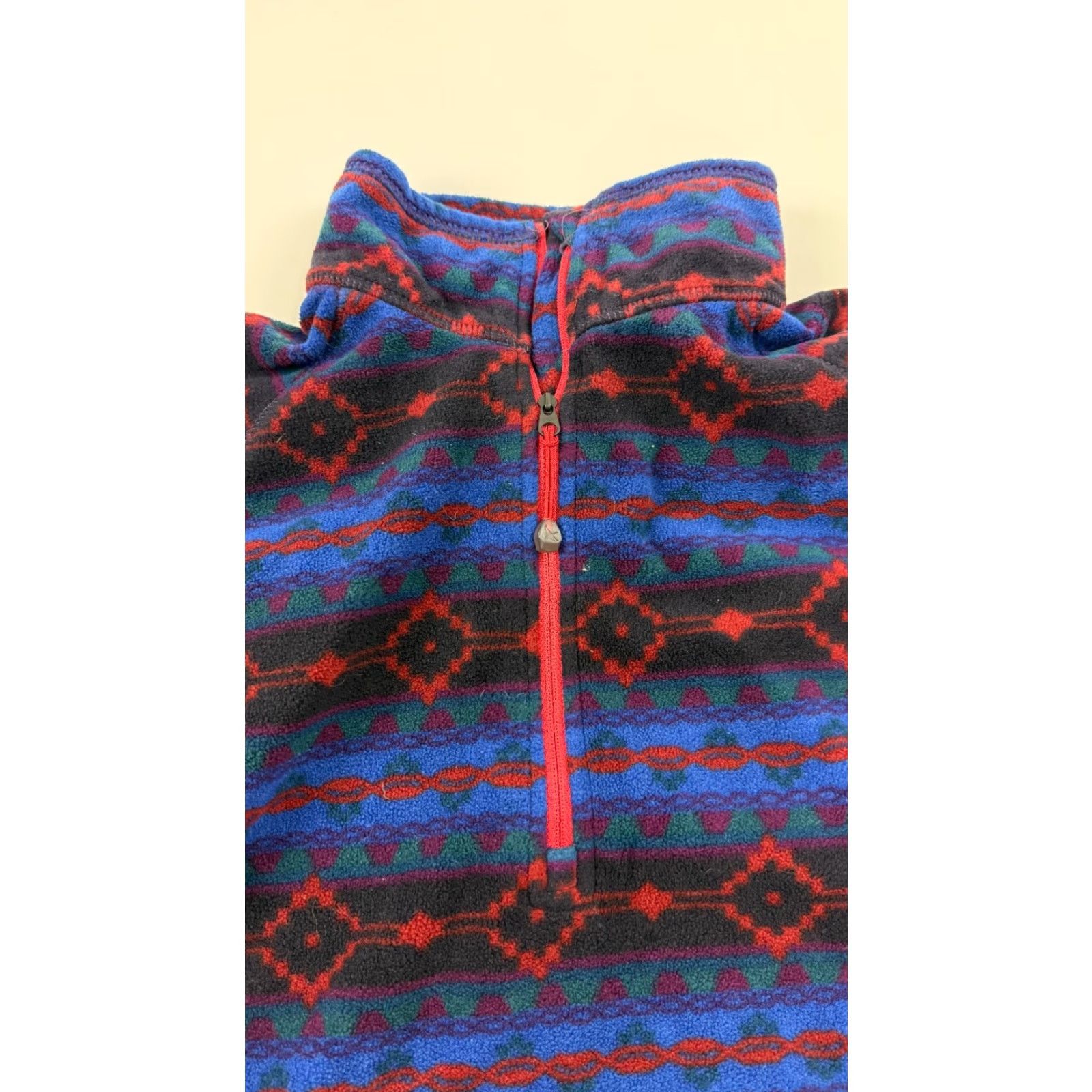 Eddie Bauer Eddie Bauer Jacket Womens Large Multicolor Fleece Aztec Southwestern 1/4 Zip Pullover Jacket Size L / US 10 / IT 46 - 4 Thumbnail