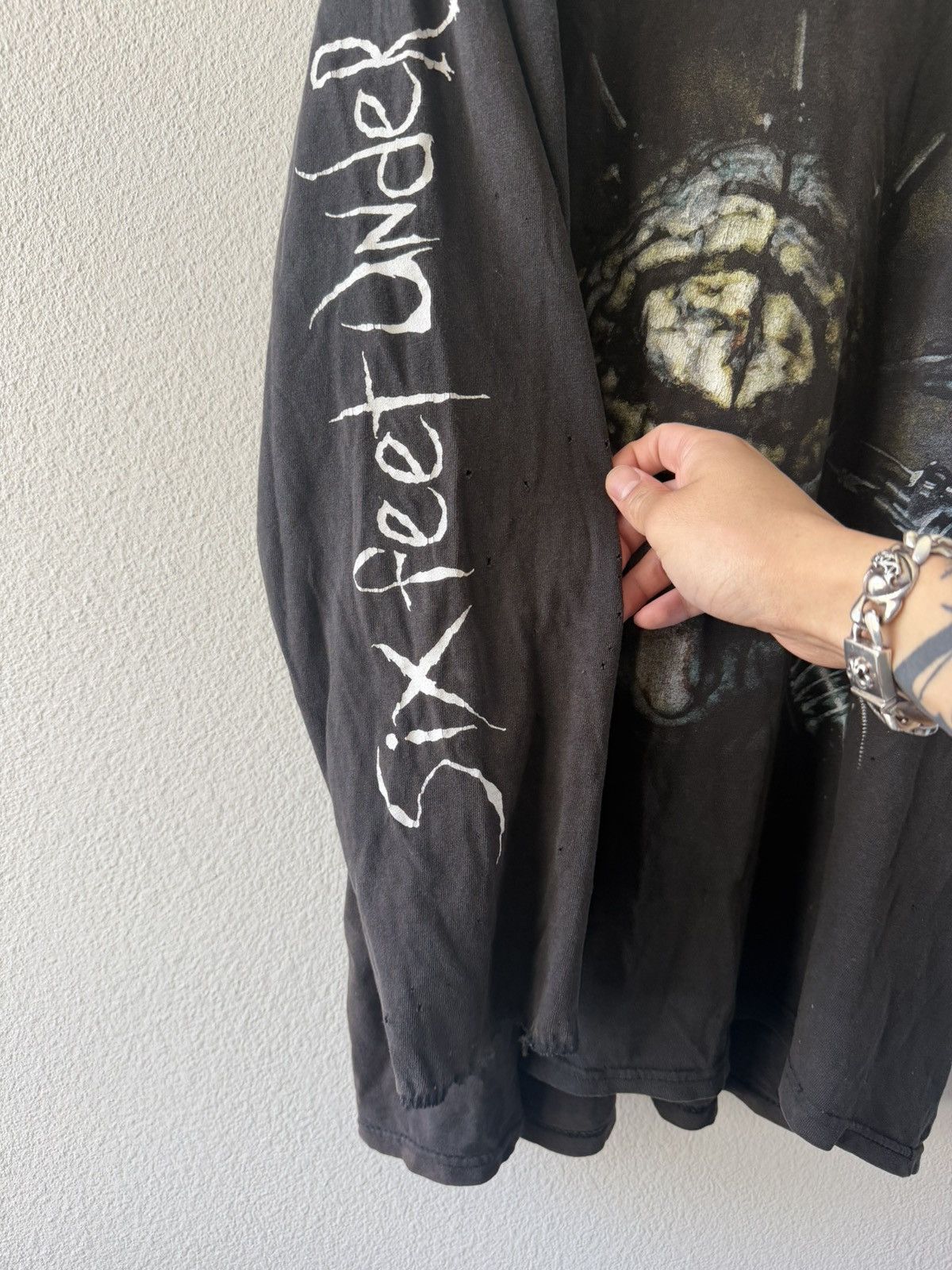 Vintage 1999 Six Feet Under Maximum Violence Longsleeve Tee XL Size US XL / EU 56 / 4 - 3 Thumbnail