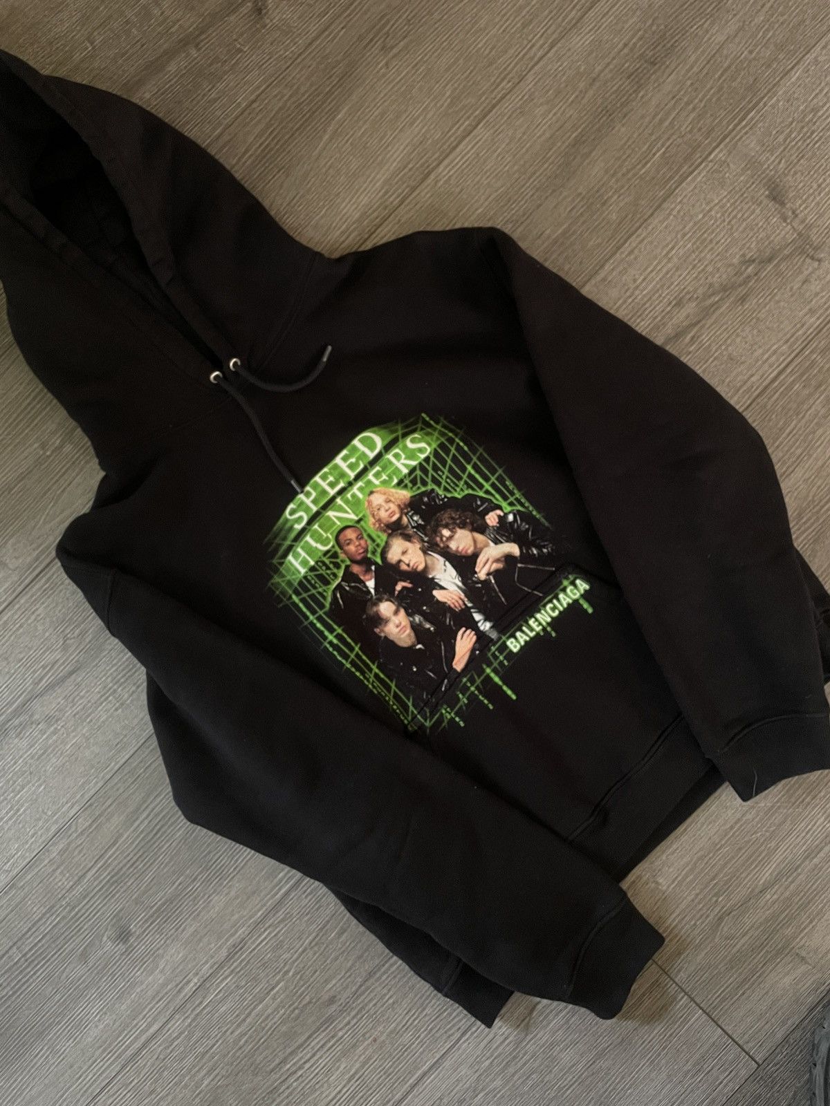 BALENCIAGA SPEED HUNTERS フーディー 2018 Balenciaga SpeedHunters Double Layered Zip Up Hoodie