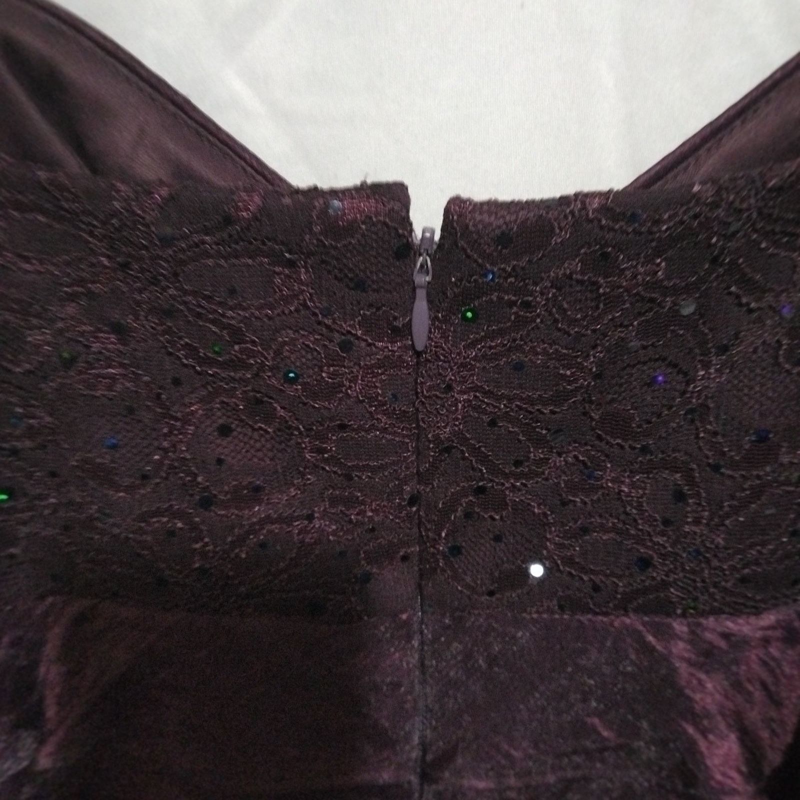Other R&M Richards Tiered Dress Womens 8 Cocktail Sequin Lace Size M / US 6-8 / IT 42-44 - 13 Thumbnail
