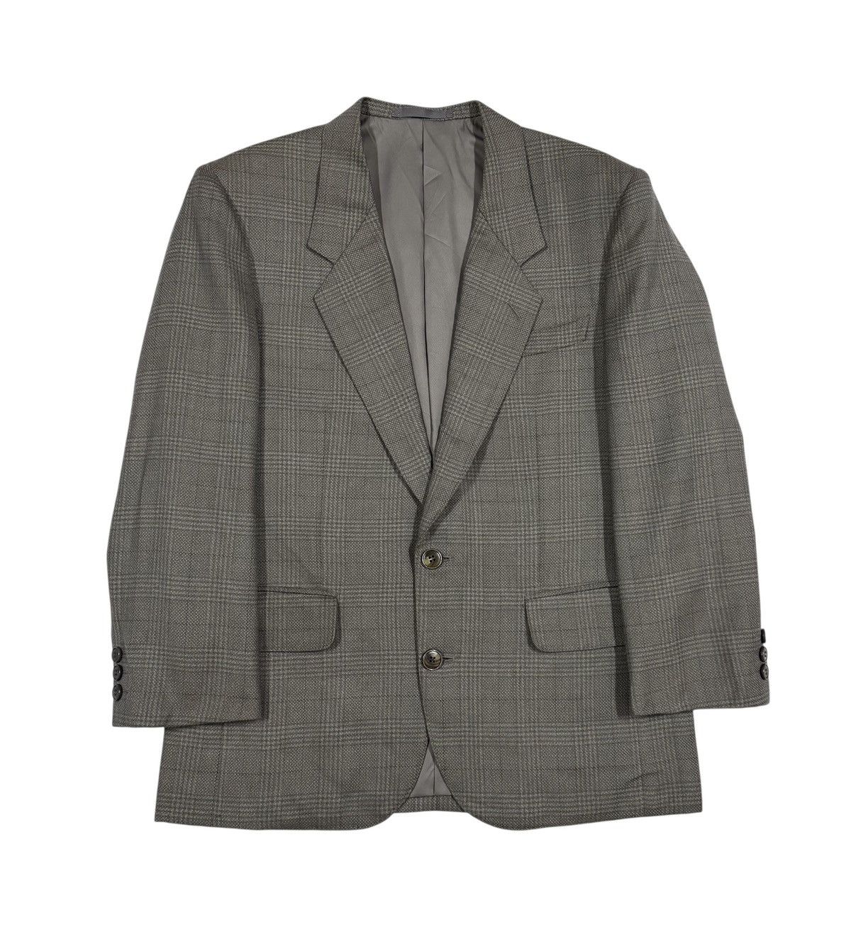 Pierre Balmain Pirre Balmain Lessona Casheme Special Custom Tartan Blazer Size 38R - 1 Thumbnail