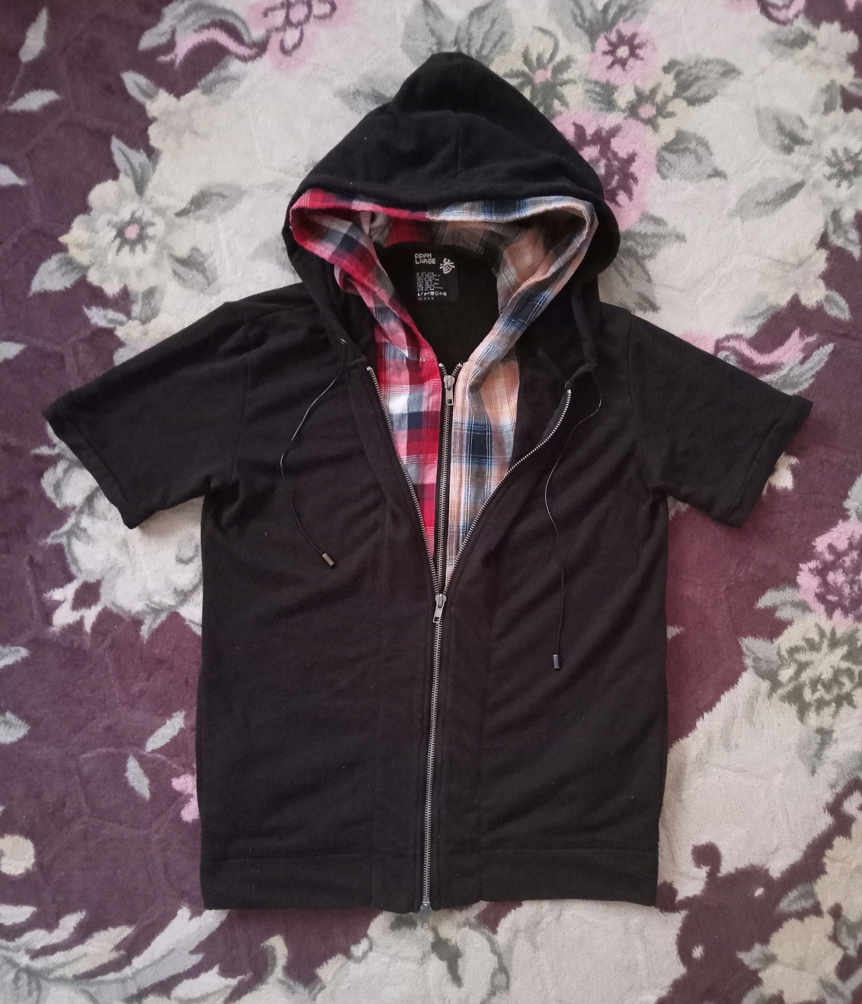 Other PPFM Double Zipped Hoodie Short Sleeve Jacket Size L / US 10 / IT 46 - 2 Thumbnail
