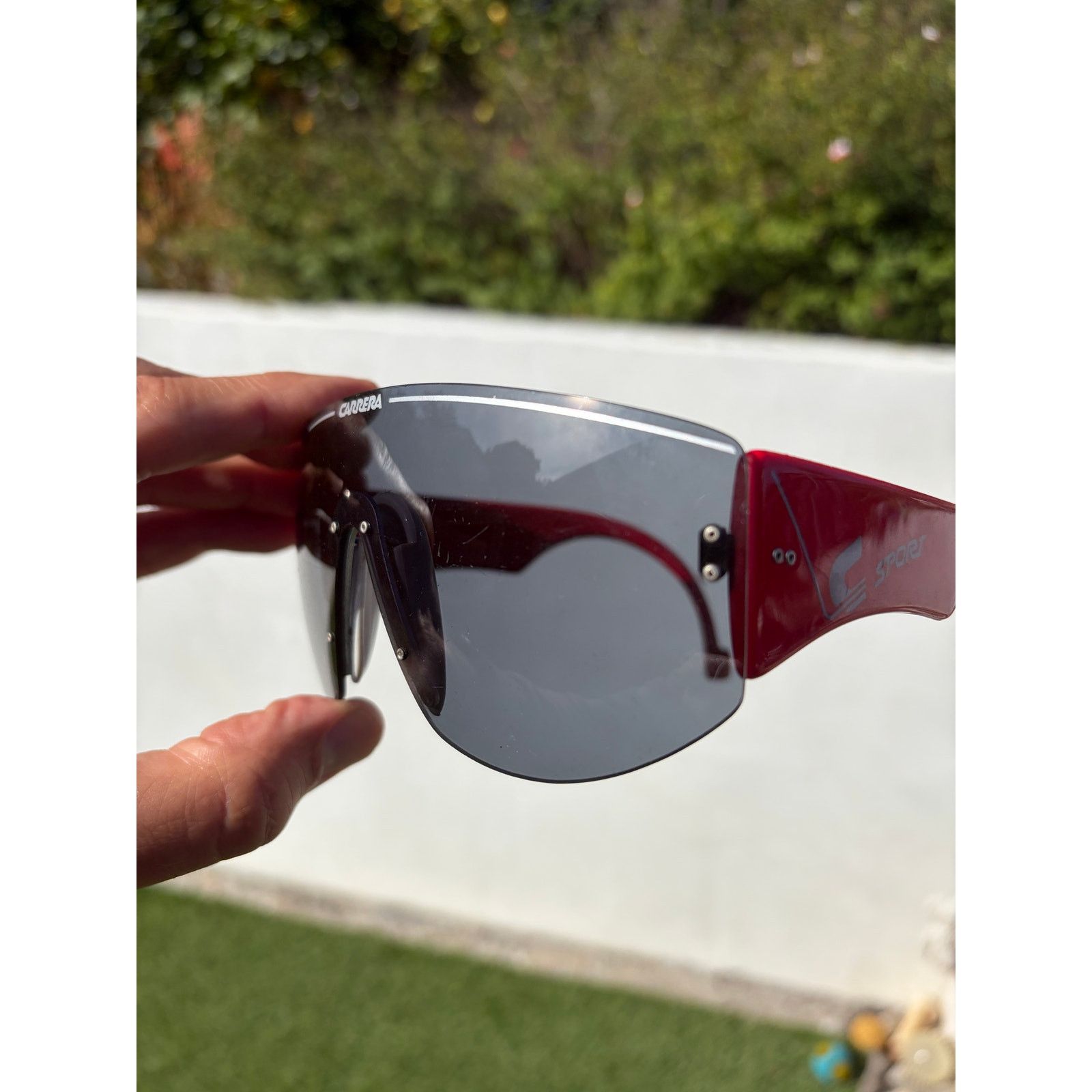 Carrera Carrera Sport Sunglasses 5414 Vintage Red Austria Large 1988 Size ONE SIZE - 8 Thumbnail