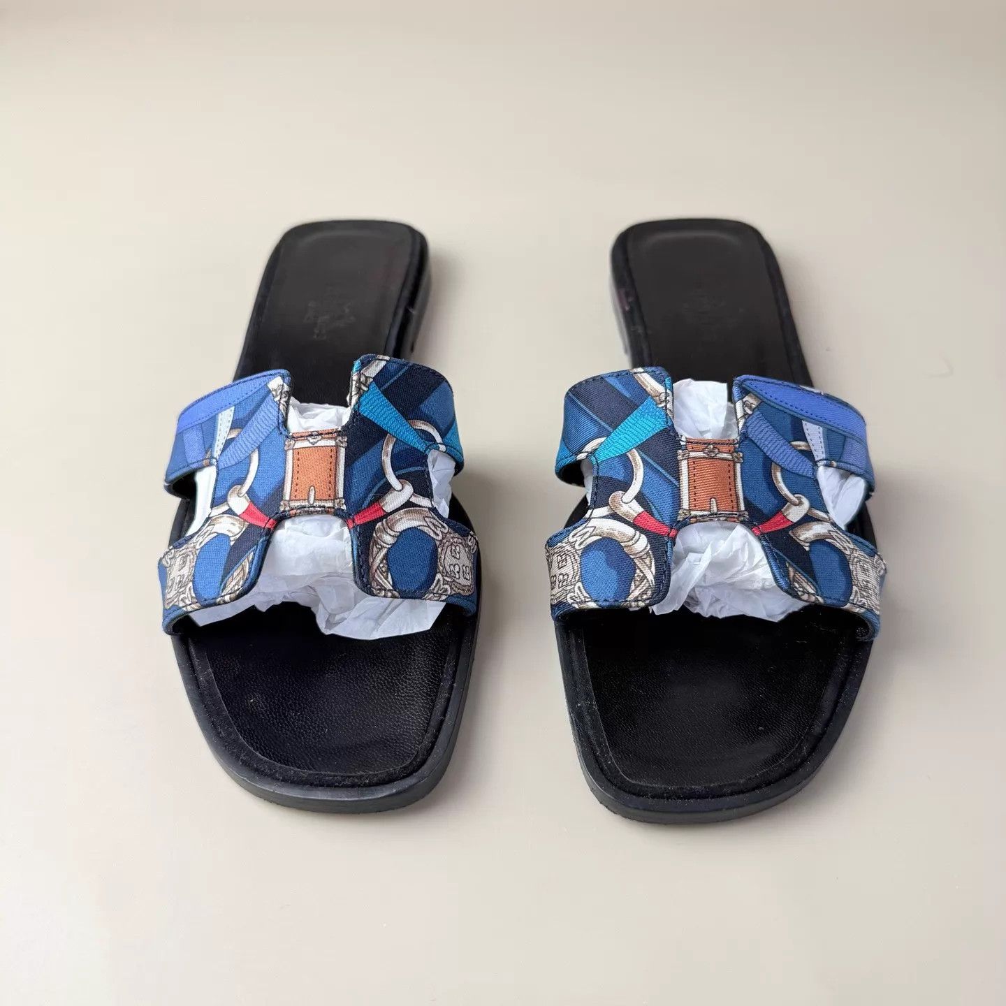 Hermes Hermes Lock-tipped H slide sandals 36 New MINT Size US 5.5 / IT 35.5 - 2 Thumbnail