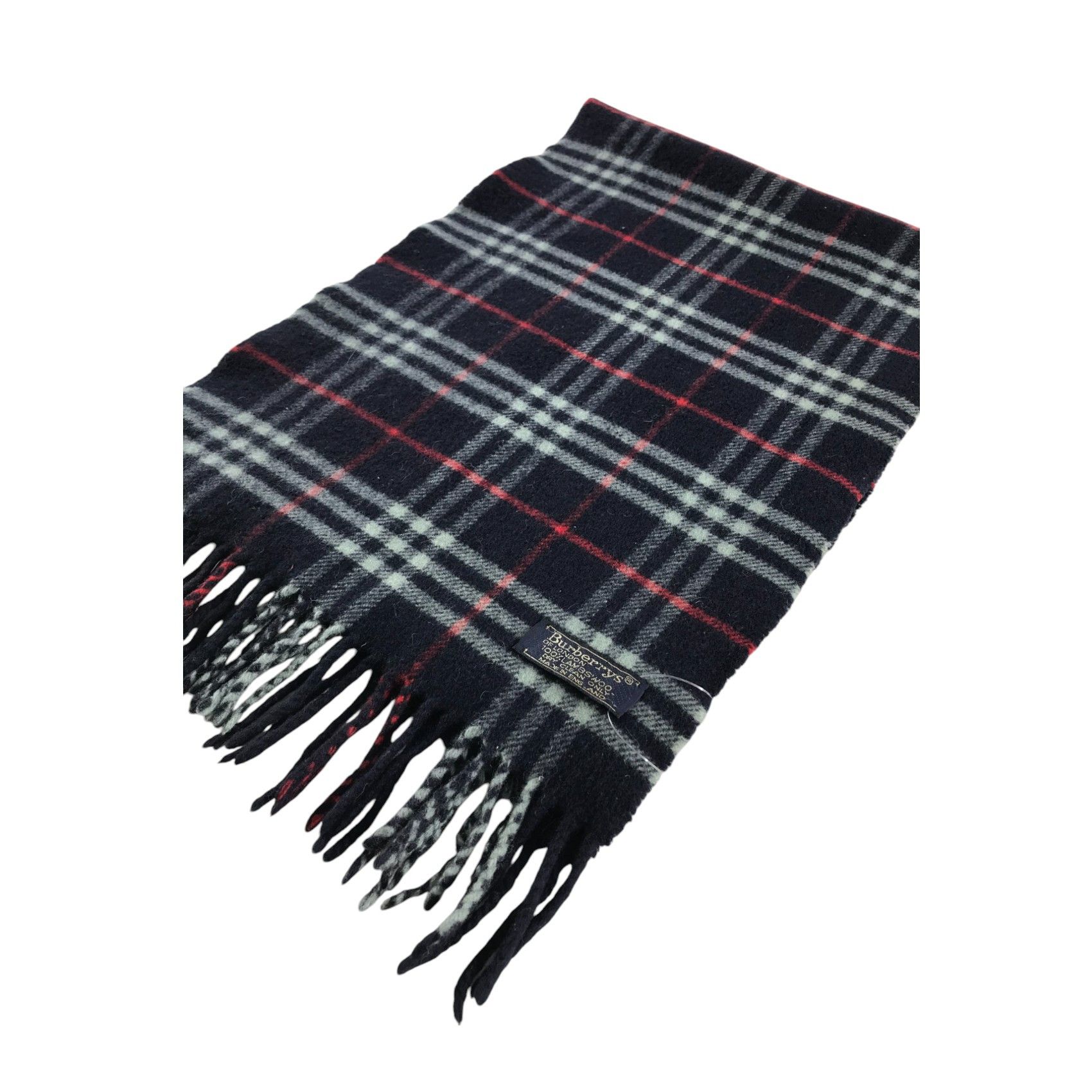 Burberry × Vintage Burberry Scarf / Muffler / Neckwear - WW2702 Size ONE SIZE - 3 Thumbnail