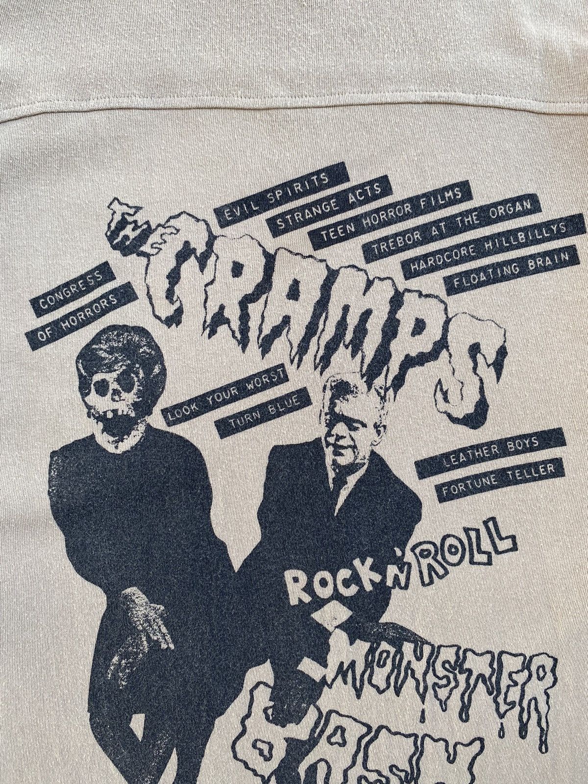 Hysteric Glamour Rare🔥Vintage Hysteric Glamour ✖️ The Cramps Band Long Sleeve Size US M / EU 48-50 / 2 - 6 Thumbnail