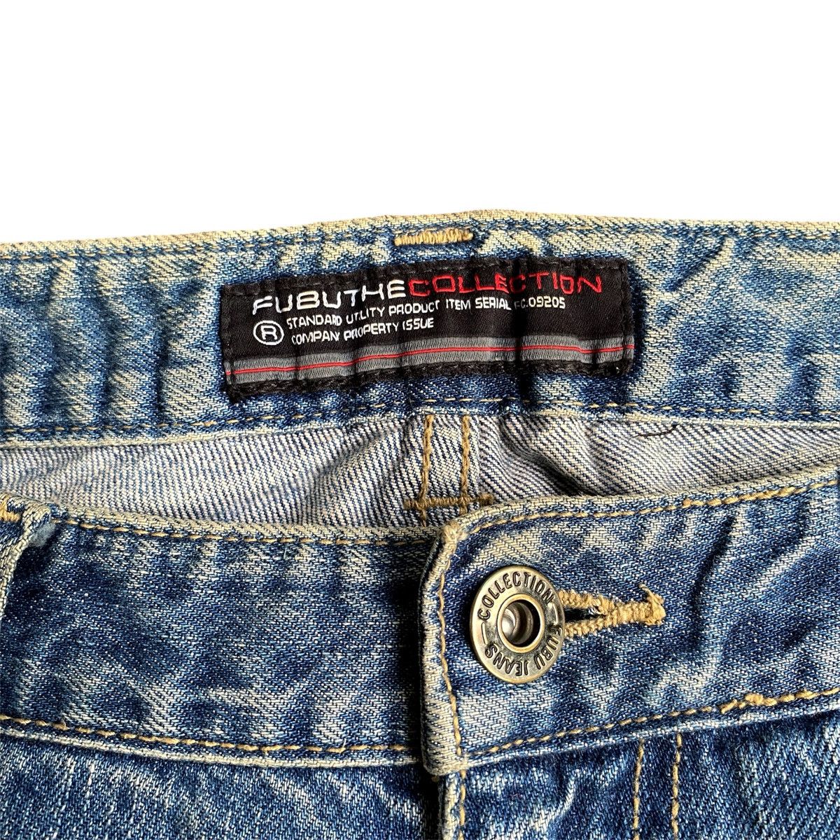 Fubu × JNCO × Southpole 2000s Rare Fubu Wide Leg Distressed Wash Baggy Jeans Y2K Size US 32 / EU 48 - 7 Thumbnail